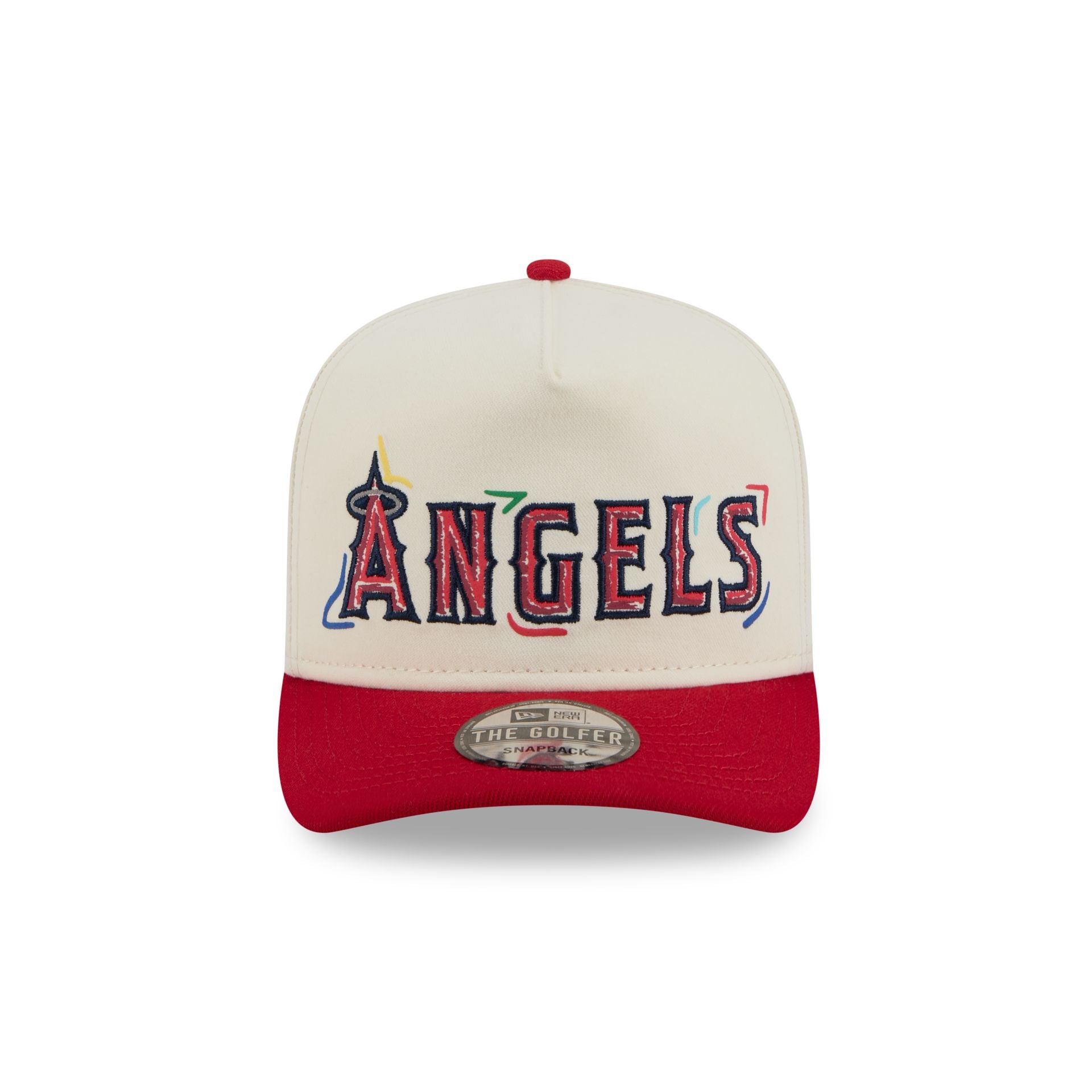 Los Angeles Angels Team Scribble Golfer Hat - Image 2