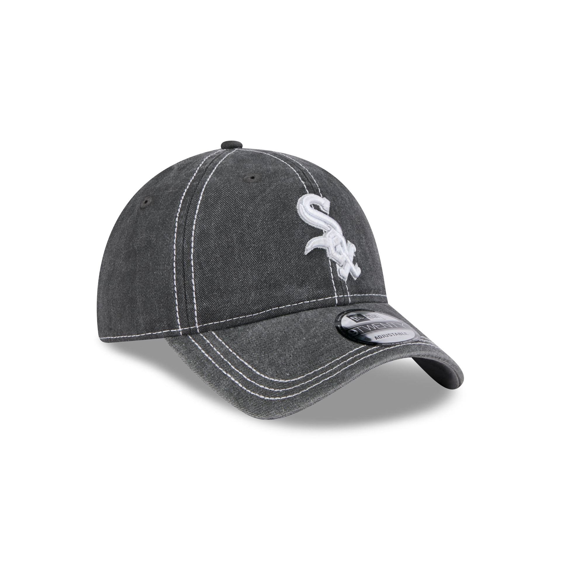 Chicago White Sox Washed Contrast 9TWENTY Adjustable Hat - Image 3