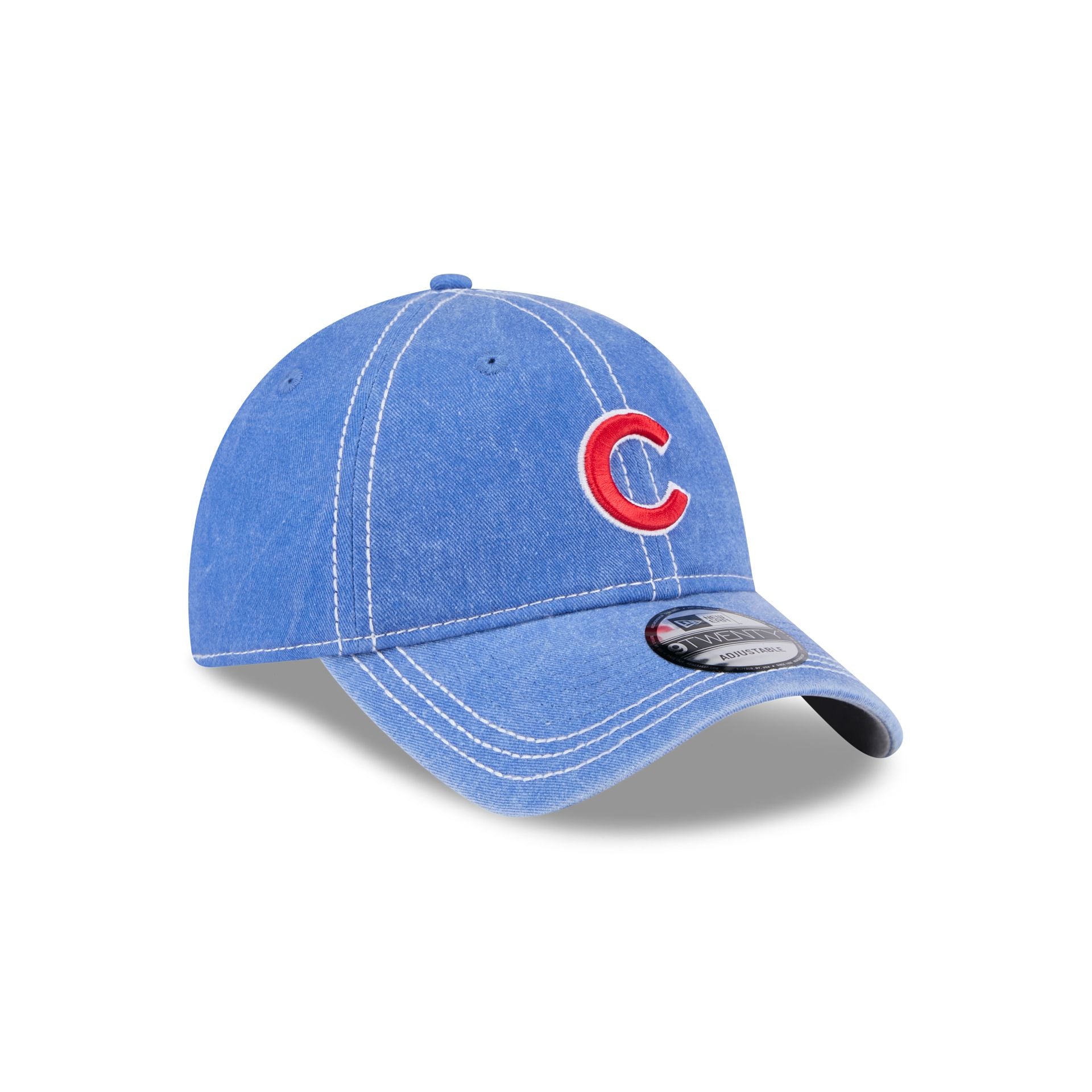Chicago Cubs Washed Contrast 9TWENTY Adjustable Hat - Image 3