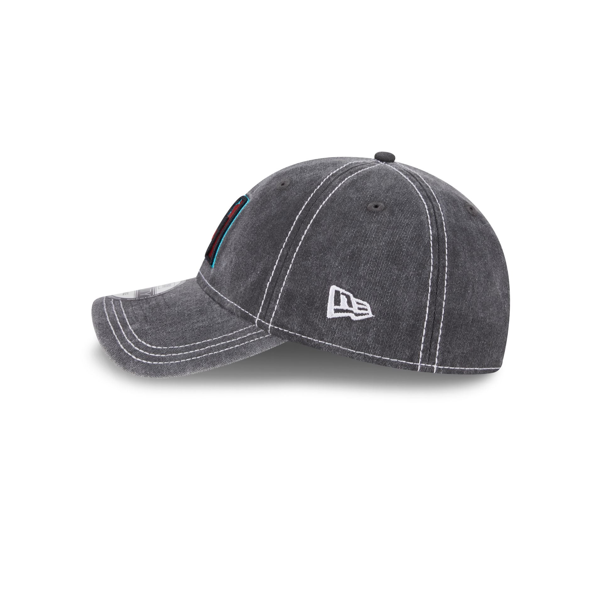 Arizona Diamondbacks Washed Contrast 9TWENTY Adjustable Hat - Image 4