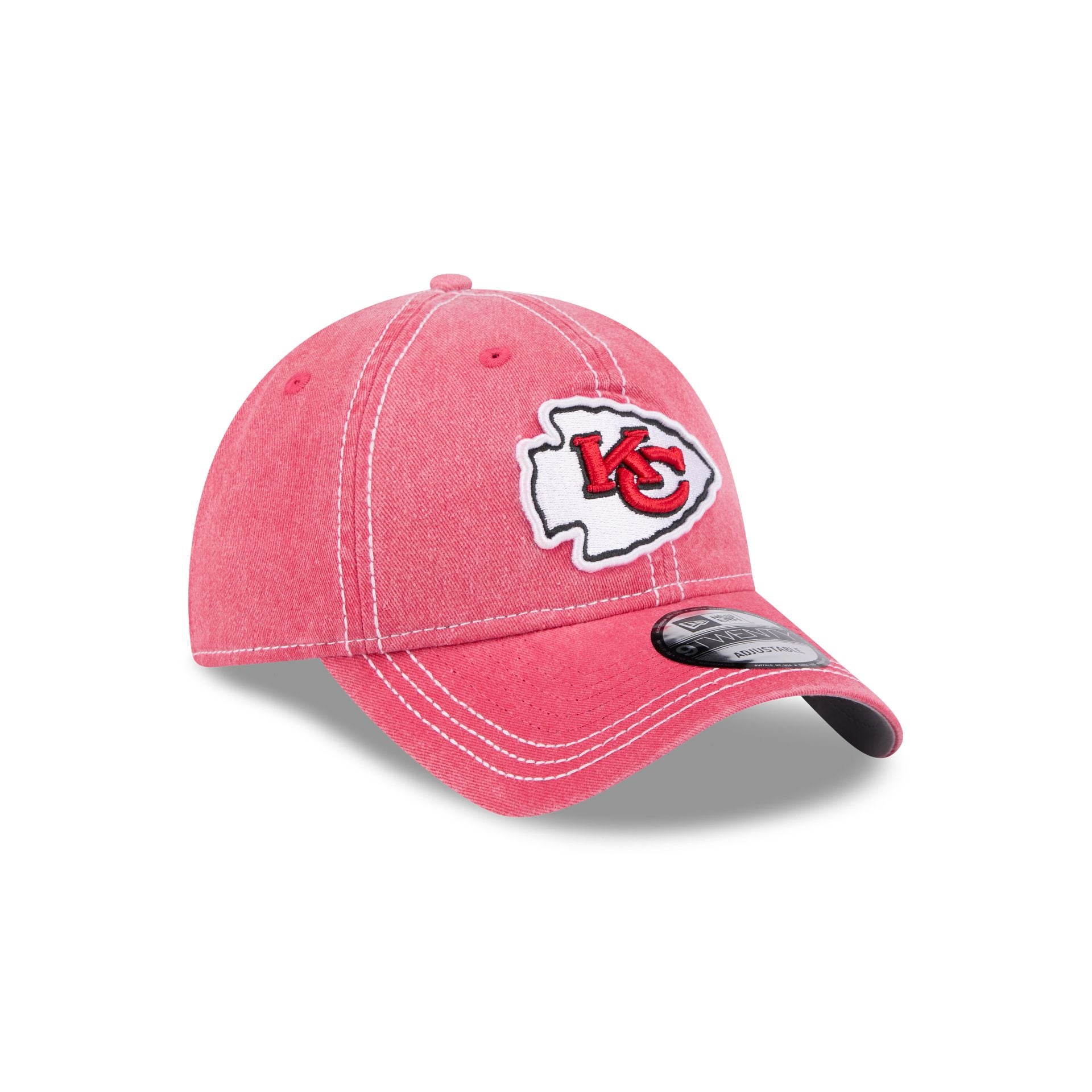 Kansas City Chiefs Washed Contrast 9TWENTY Adjustable Hat - Image 3