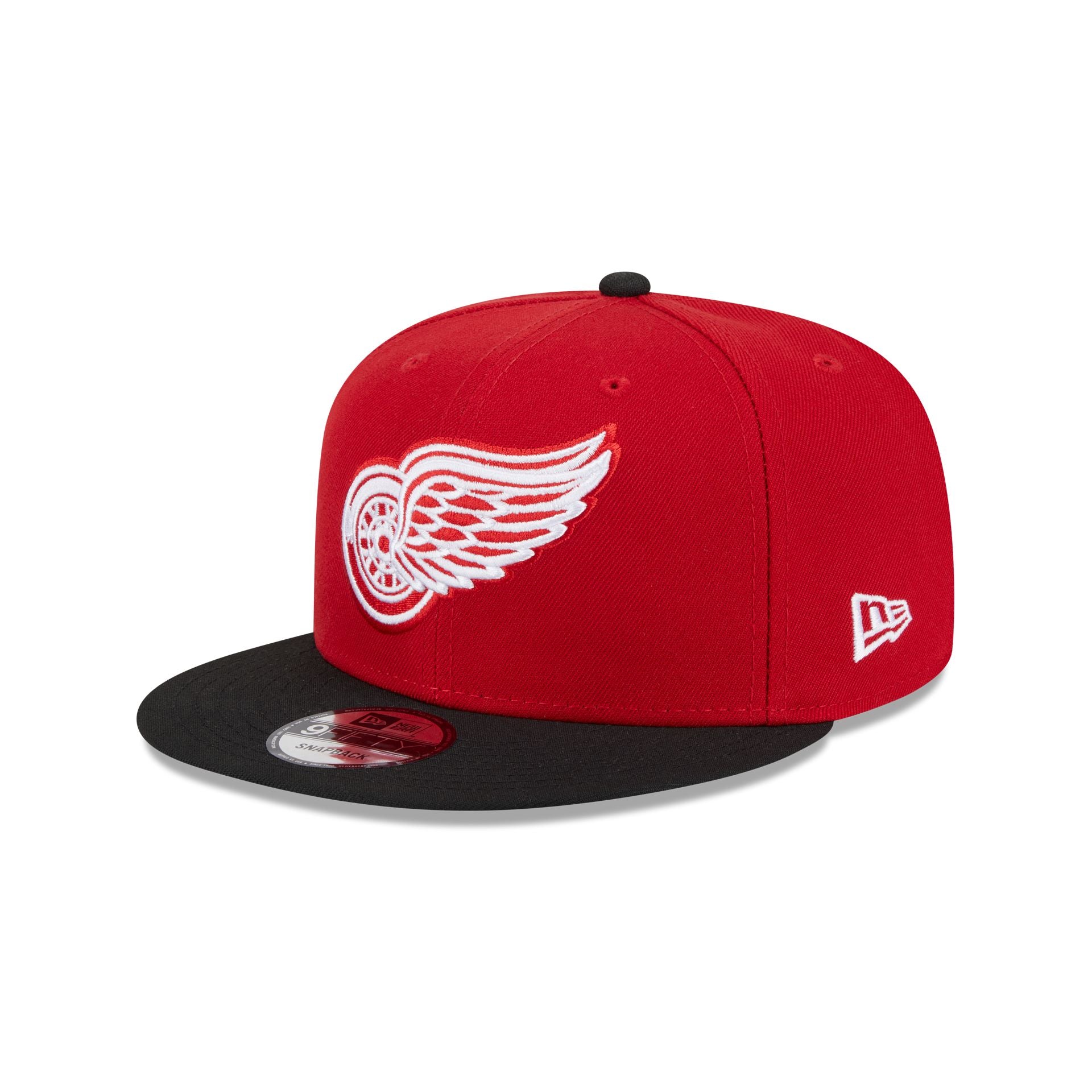 Detroit Red Wings Black Visor 9FIFTY Snapback Hat