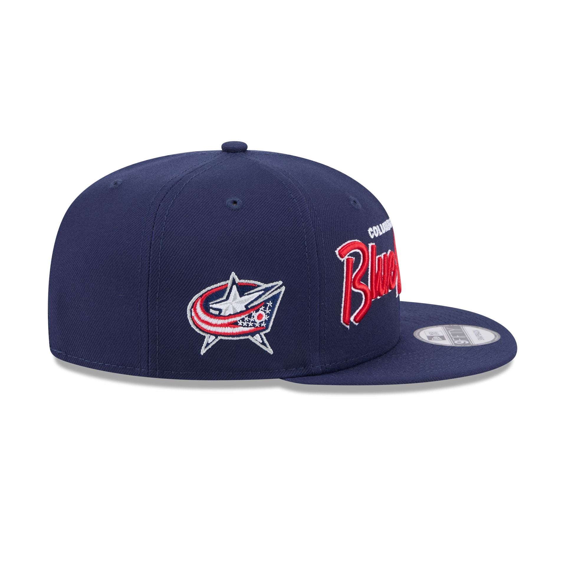 Columbus Blue Jackets Script 9FIFTY Snapback Hat - Image 5