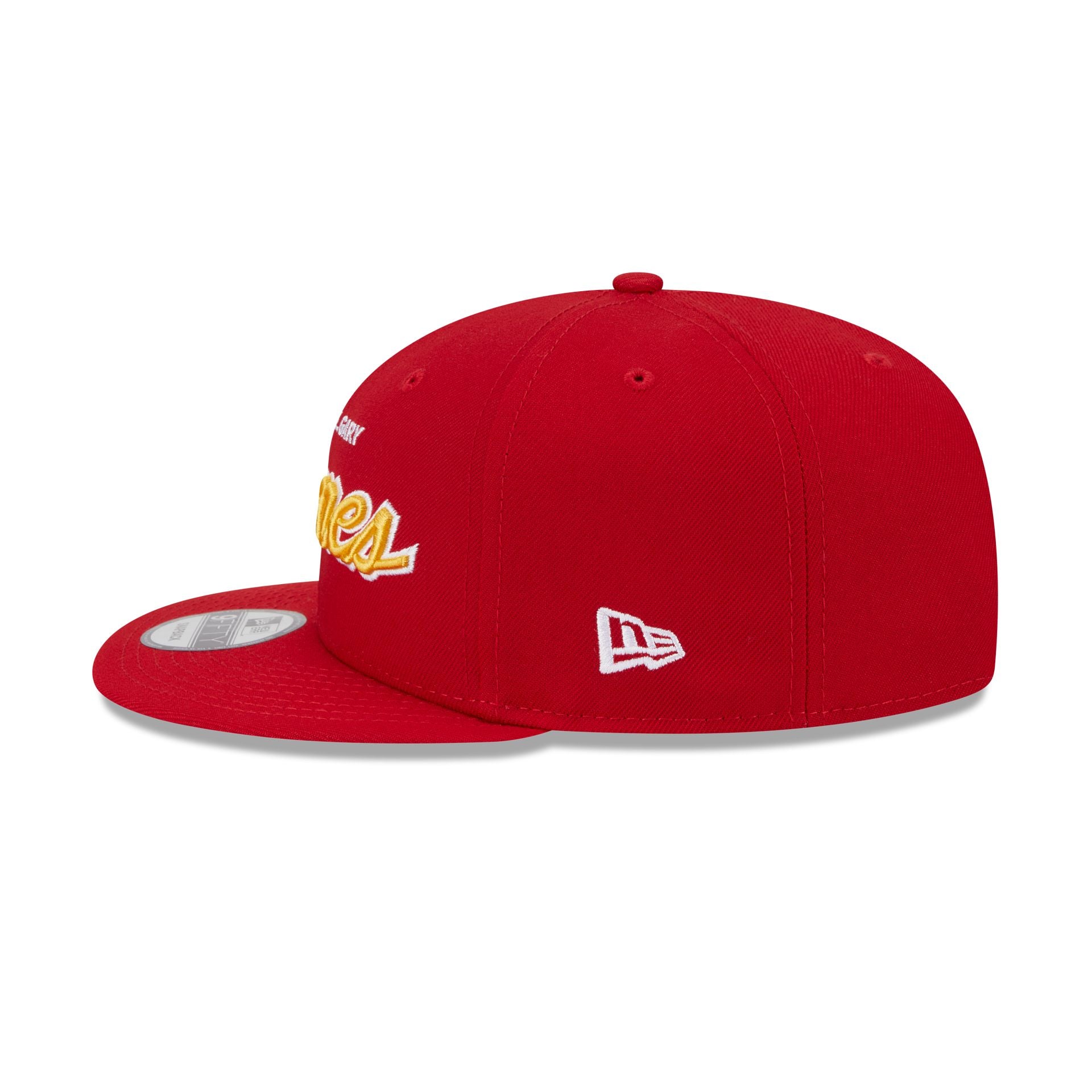 Calgary Flames Script 9FIFTY Snapback Hat - Image 4