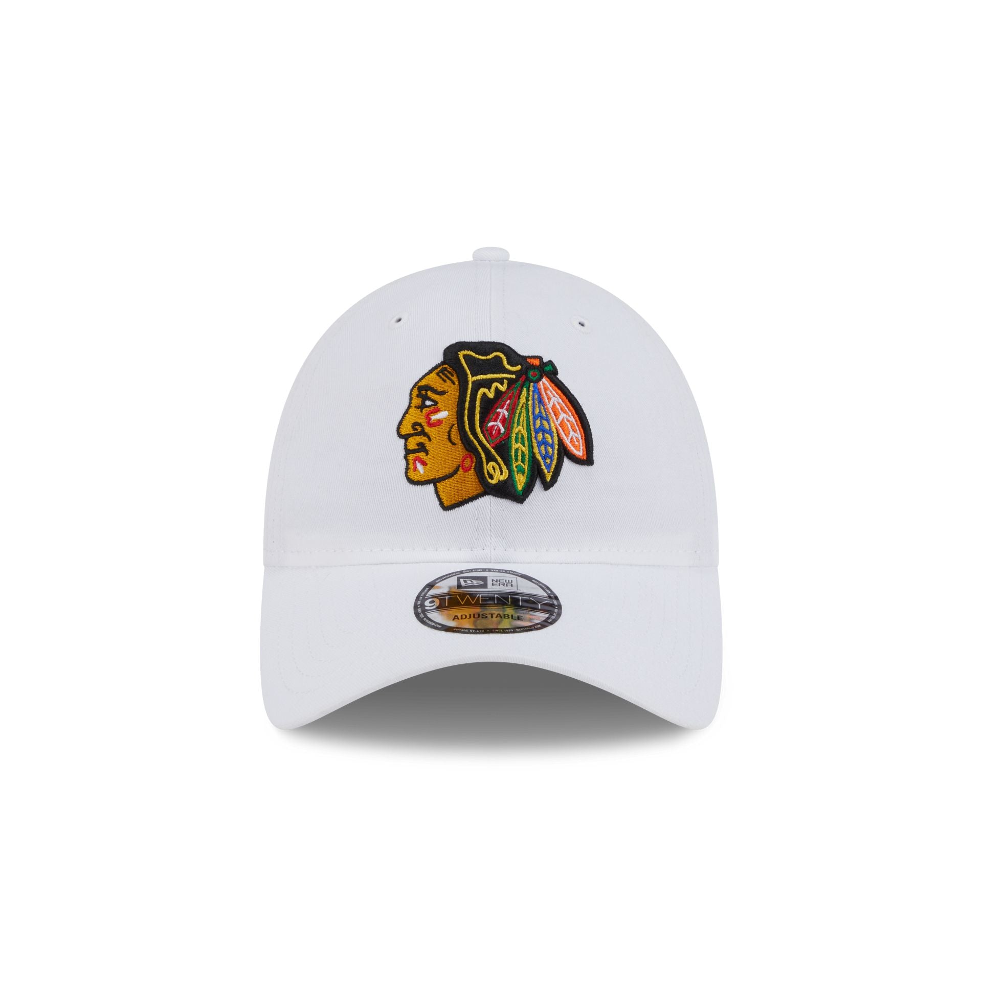 Chicago Blackhawks White 9TWENTY Adjustable Hat - Image 2