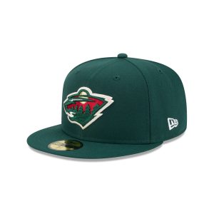 Minnesota Wild Rear Wordmark 59FIFTY Fitted Hat