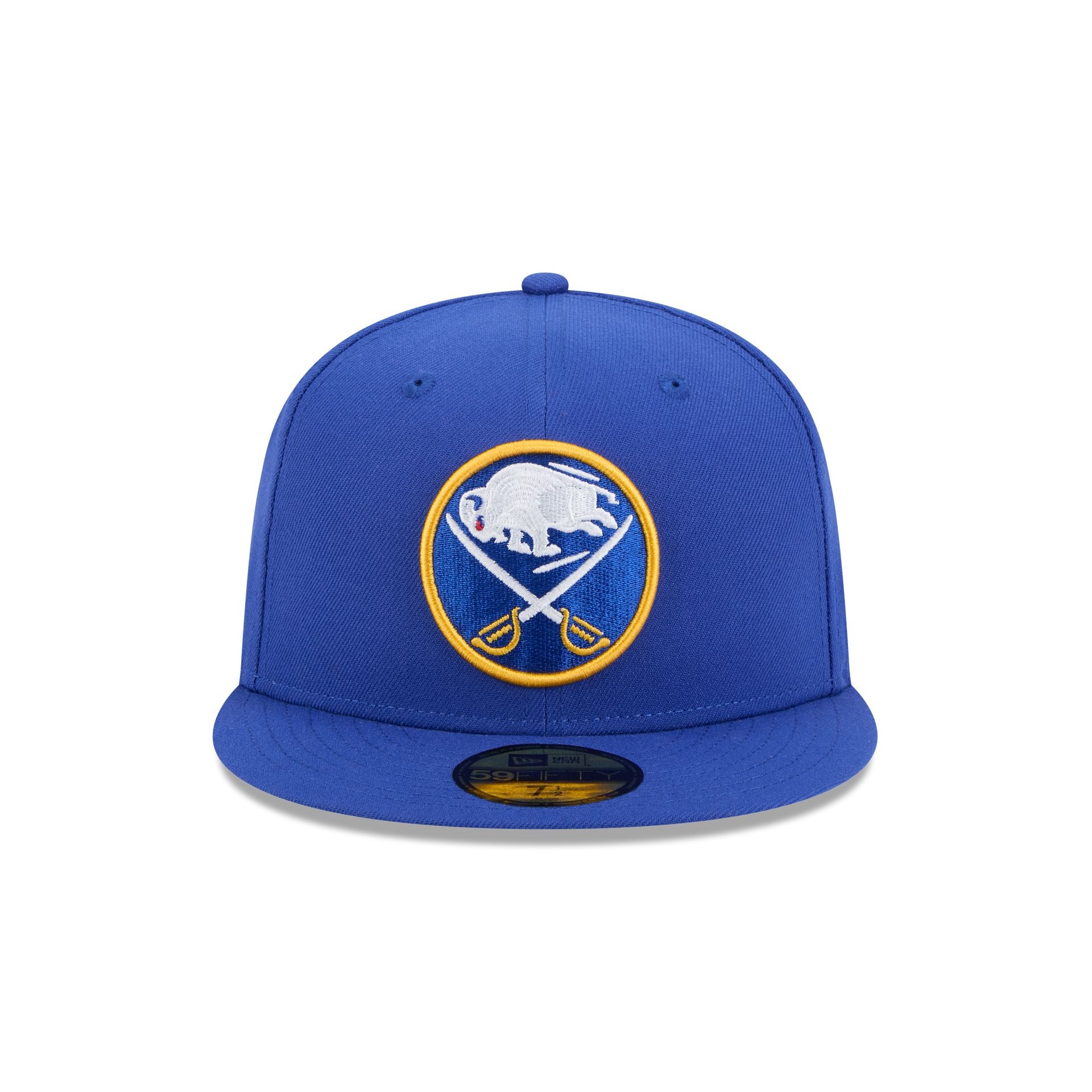 Buffalo Sabres Rear Wordmark 59FIFTY Fitted Hat - Image 2