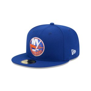 New York Islanders Rear Wordmark 59FIFTY Fitted Hat