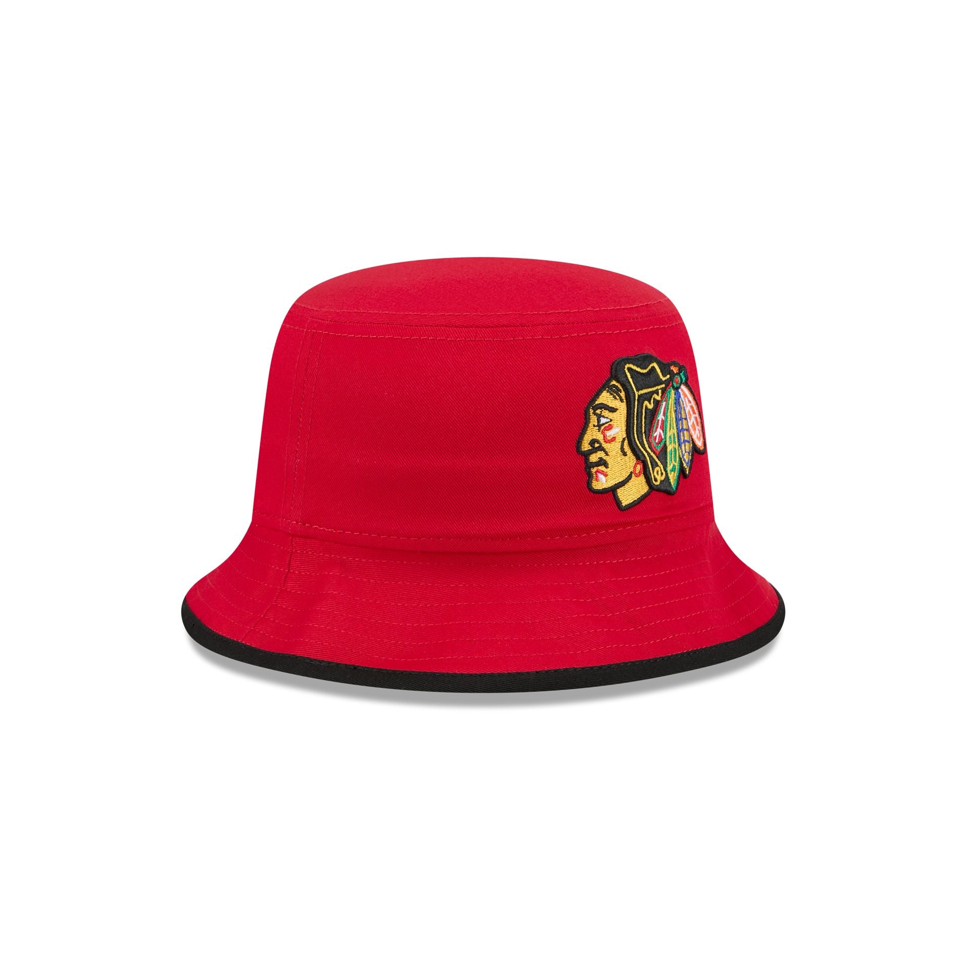 Chicago Blackhawks Red Kids Bucket Hat Hat - Image 3