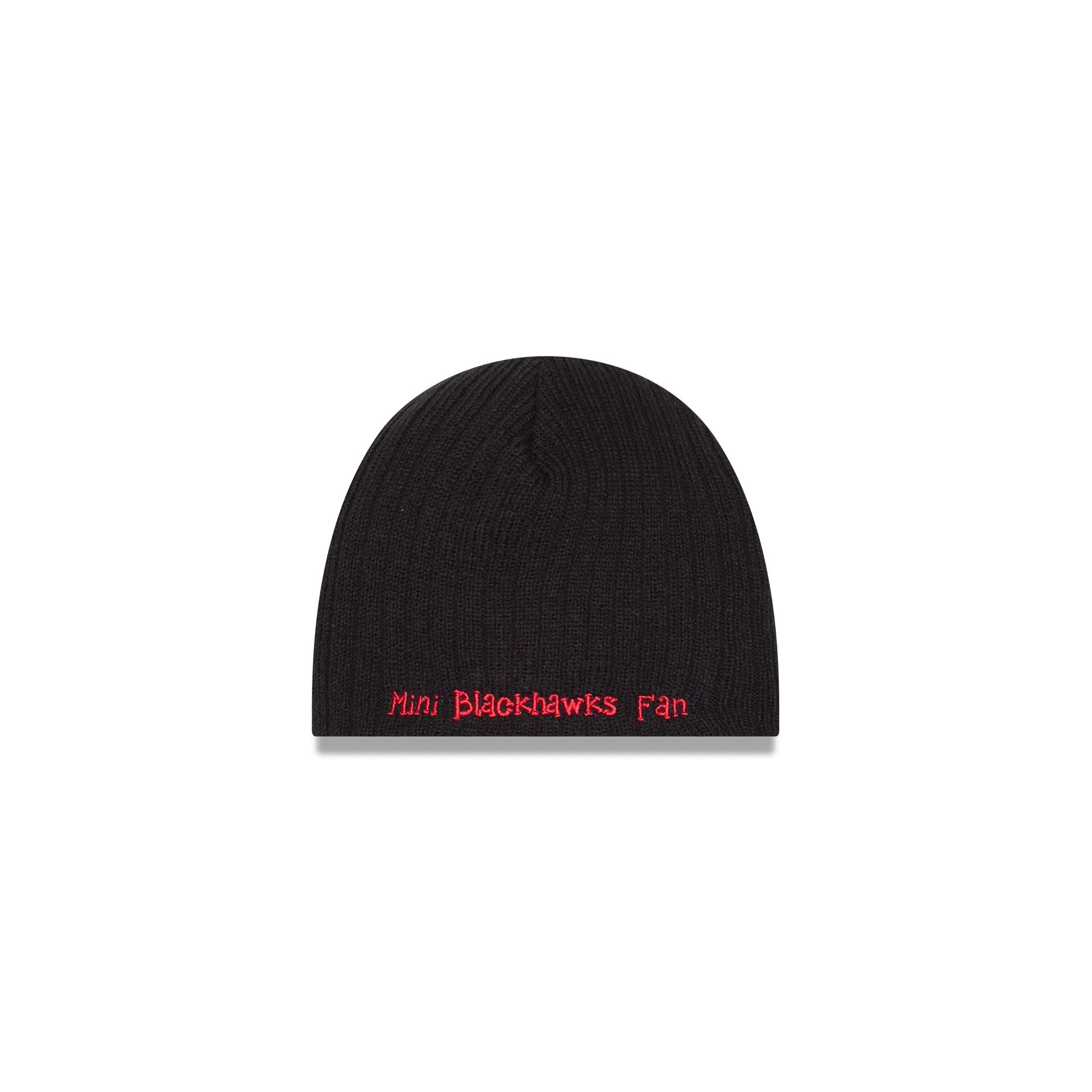 Chicago Blackhawks Mini Fan Kids Skull Knit Hat - Image 3