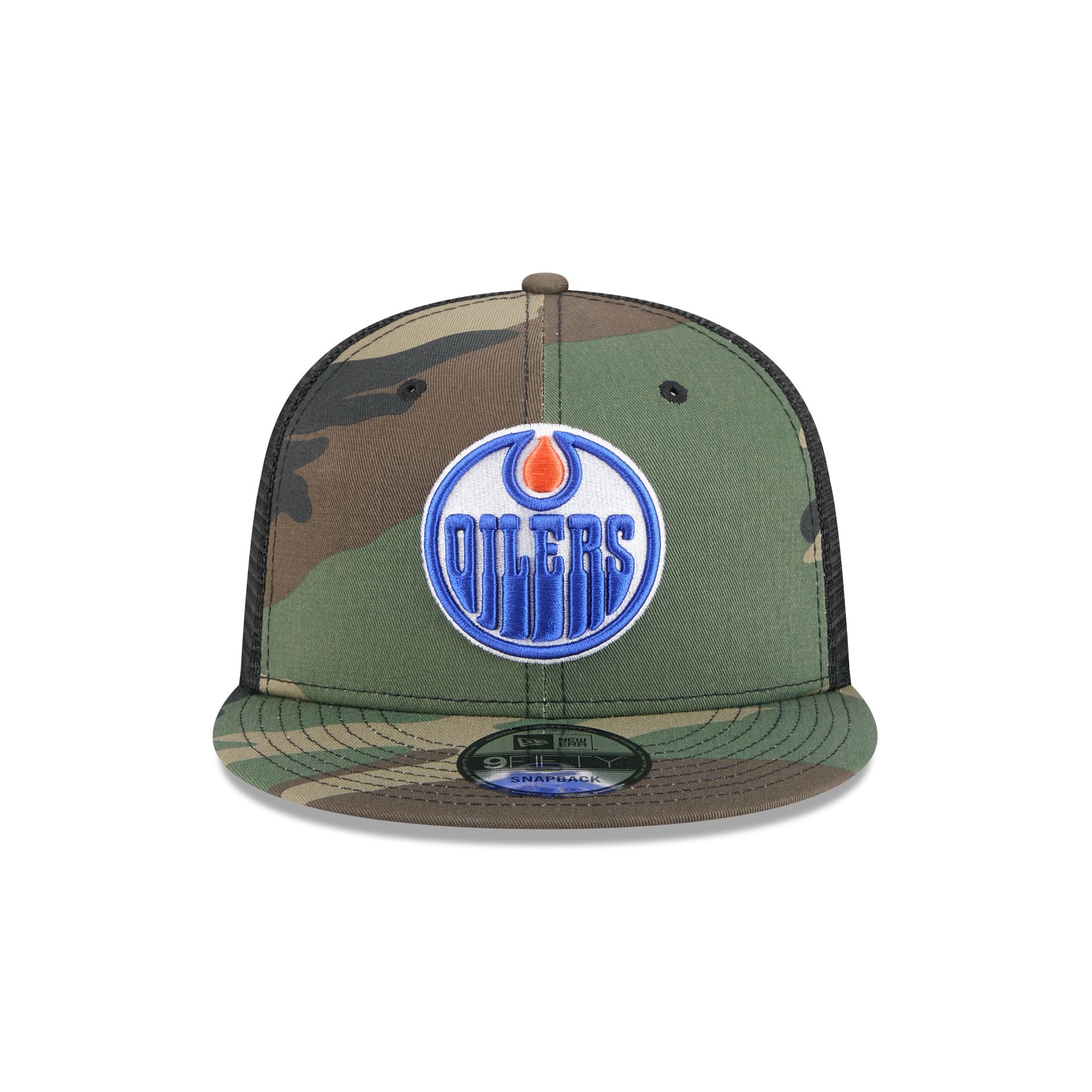 Edmonton Oilers Camo 9FIFTY Trucker Hat - Image 2