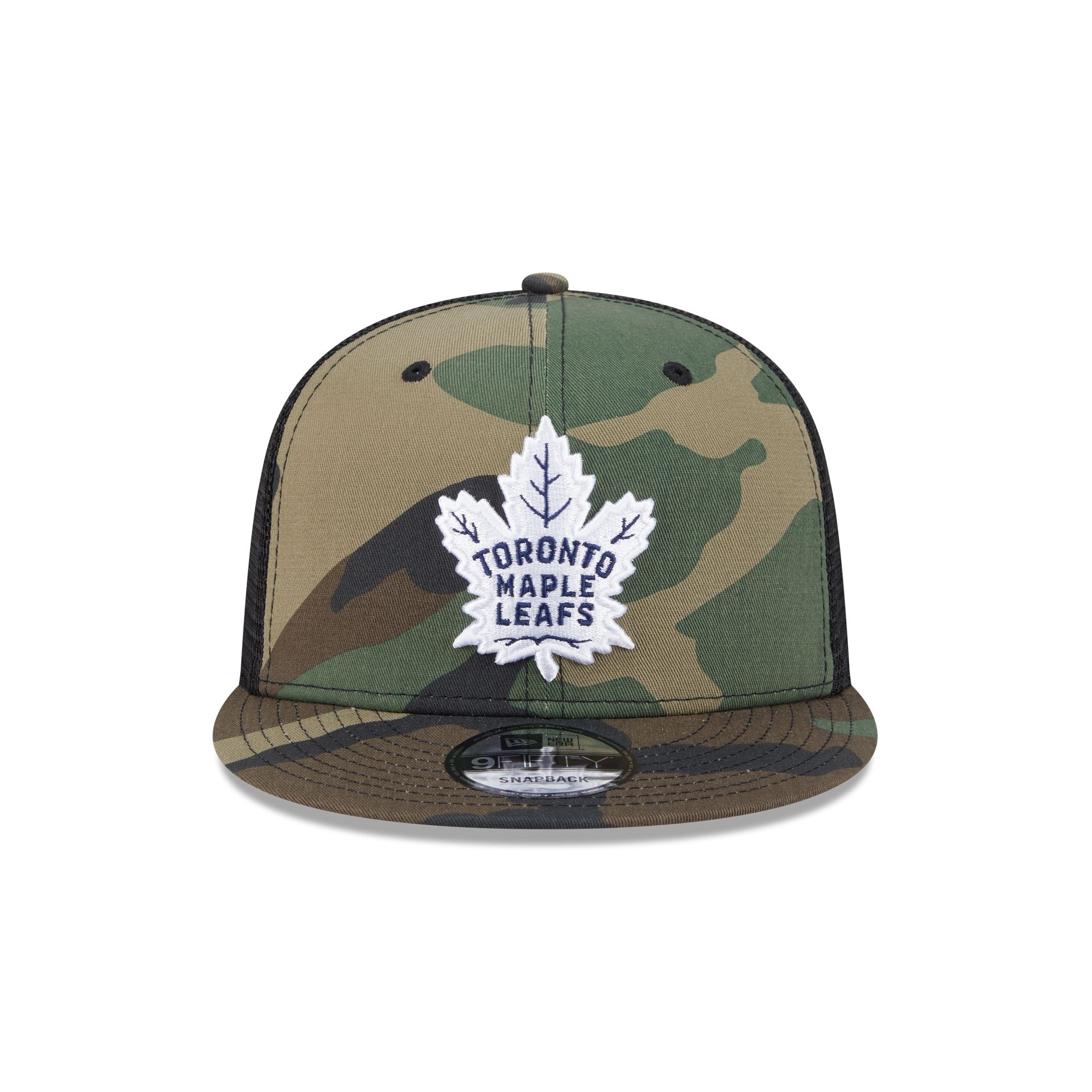 Toronto Maple Leafs Camo 9FIFTY Trucker Hat - Image 2