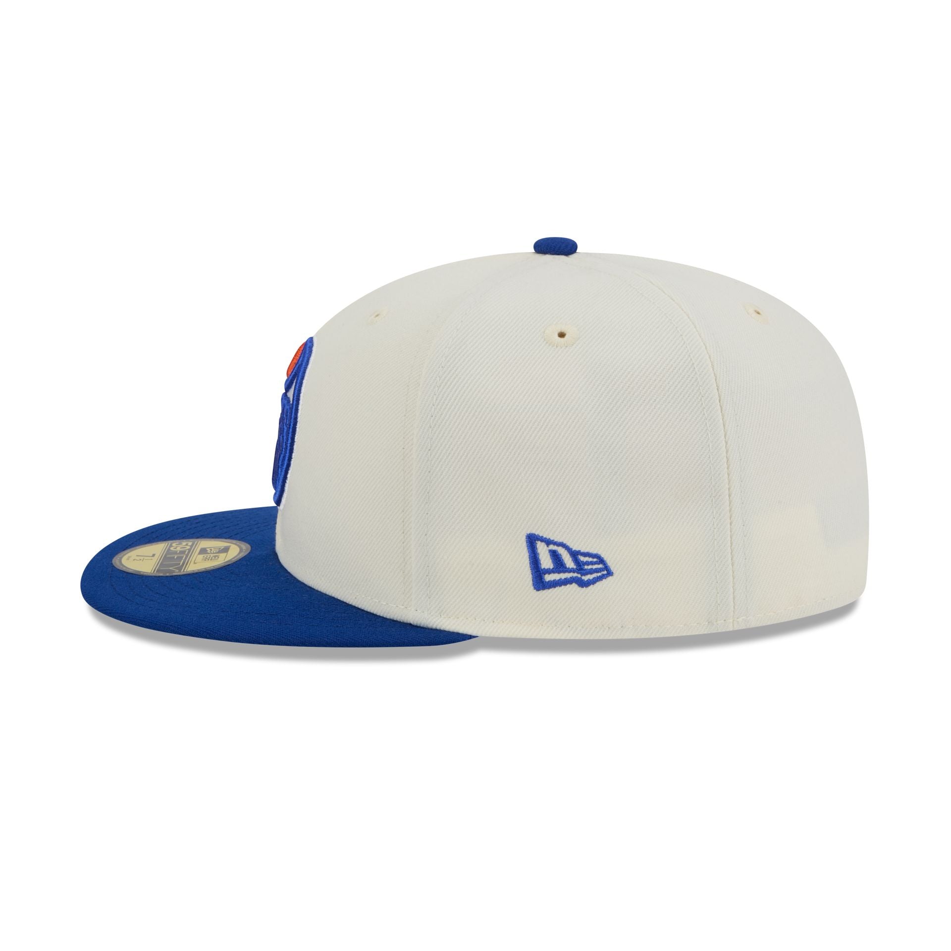 Edmonton Oilers Chrome White 59FIFTY Fitted Hat - Image 4