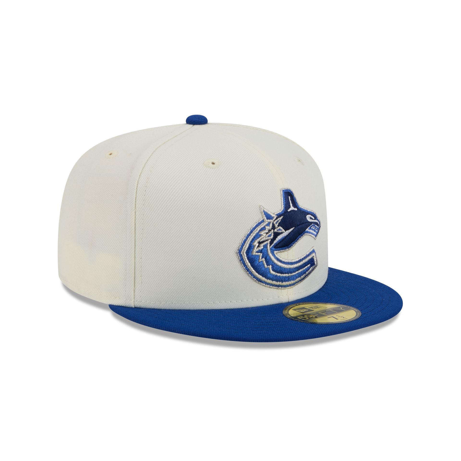 Vancouver Canucks Chrome White 59FIFTY Fitted Hat - Image 3