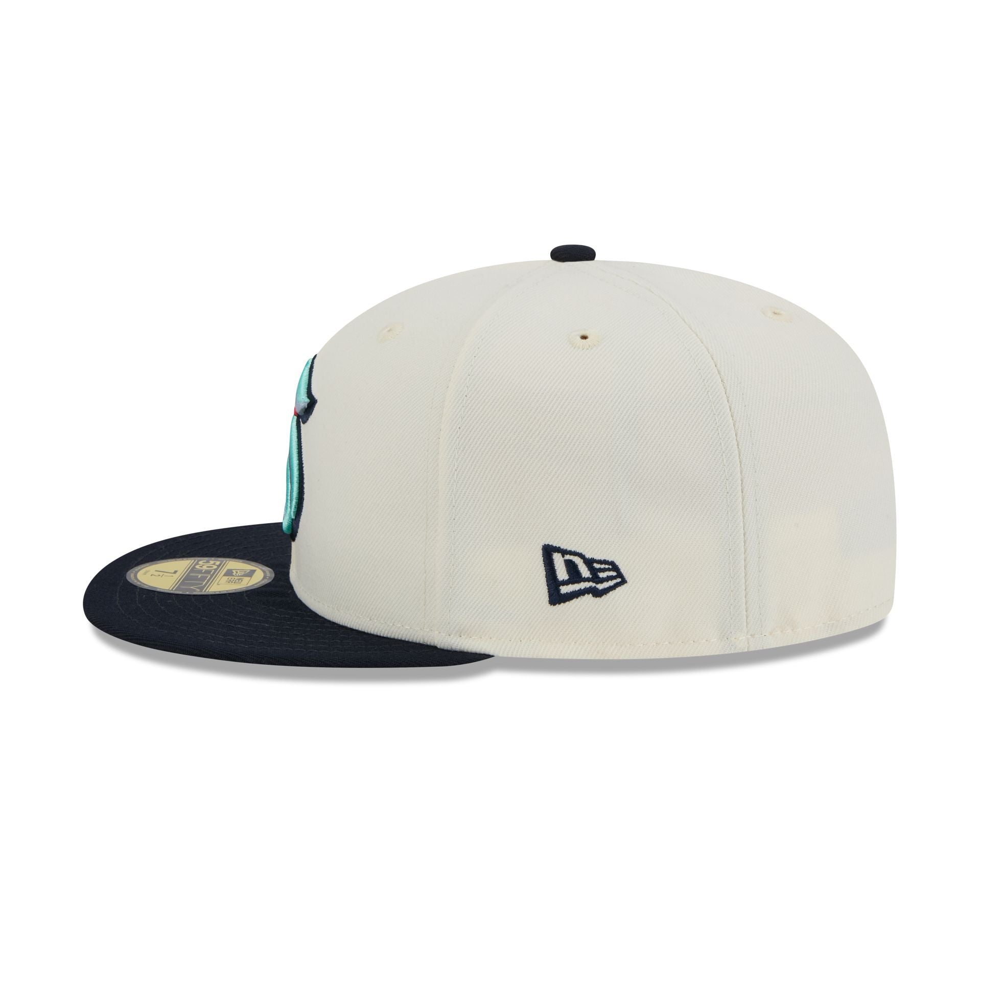Seattle Kraken Chrome White 59FIFTY Fitted Hat - Image 4