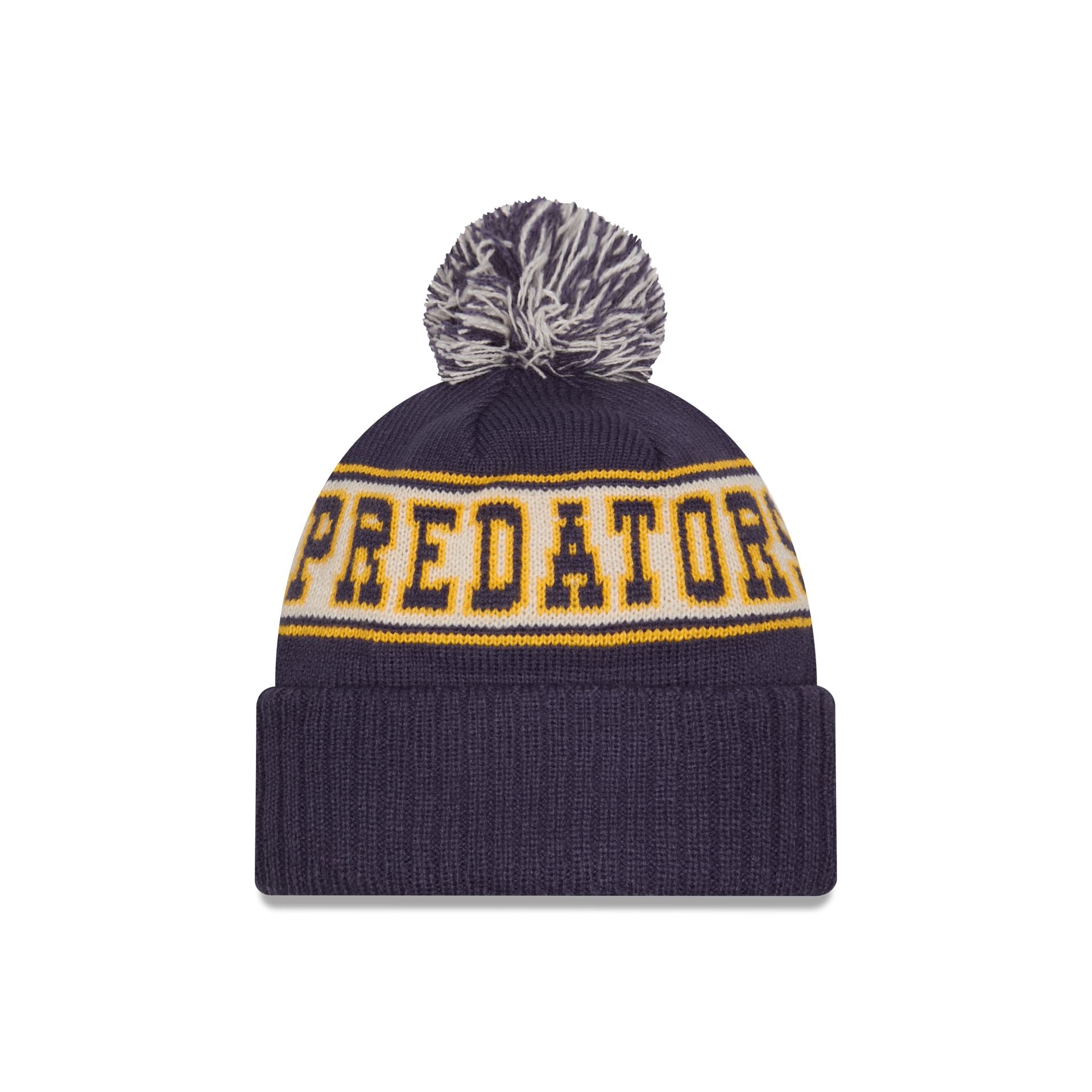 Nashville Predators Retro Pom Knit Hat - Image 2