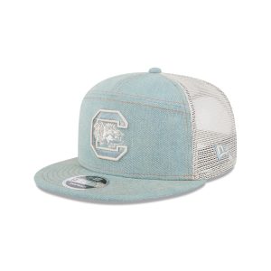 South Carolina Gamecocks Denim Split Panel 9FIFTY Trucker Hat