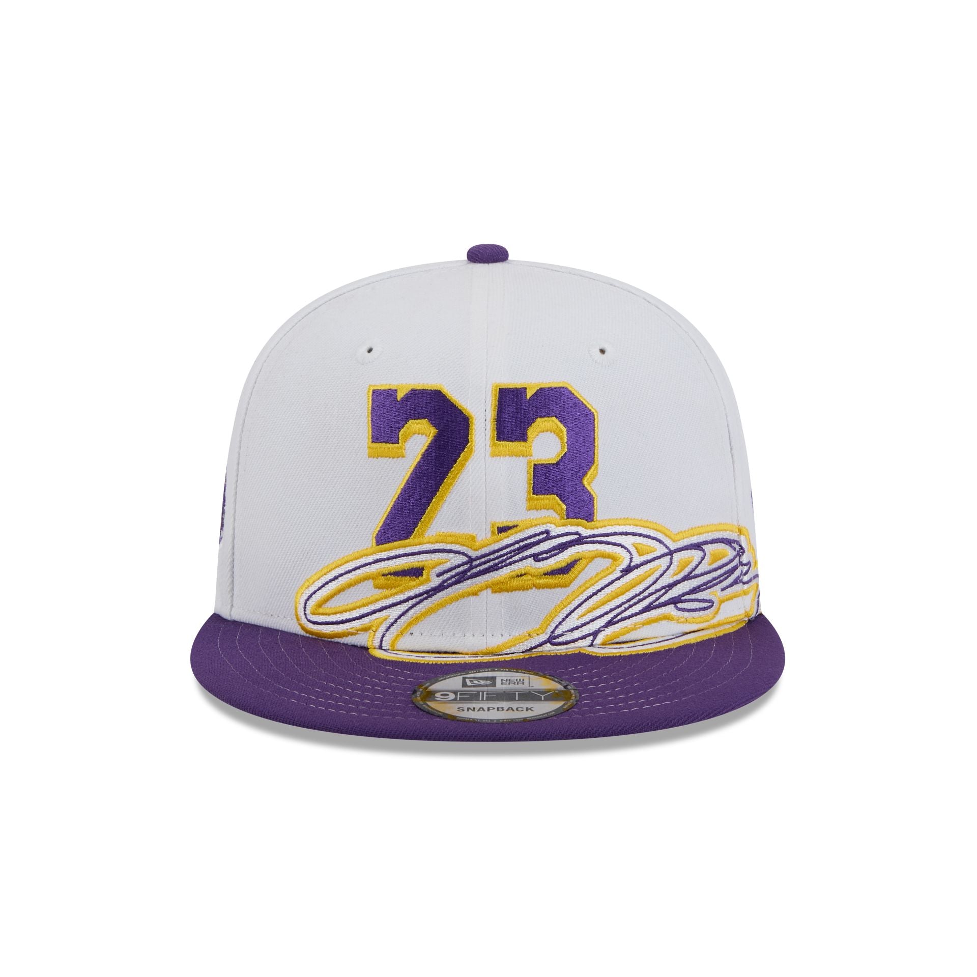 Los Angeles Lakers Lebron James Signature 9FIFTY Snapback Hat - Image 2