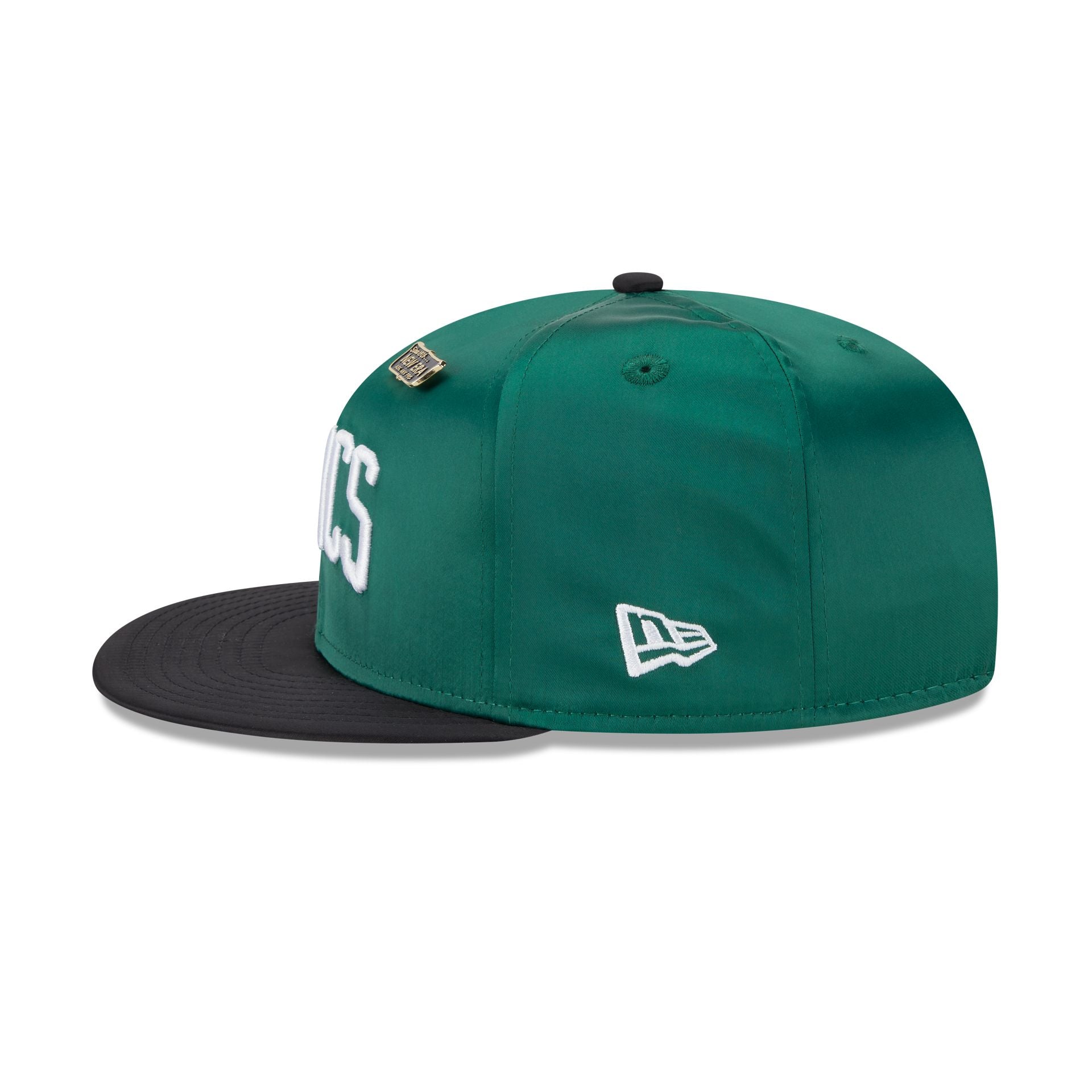 Boston Celtics Satin Pin 9FIFTY Snapback Hat - Image 5