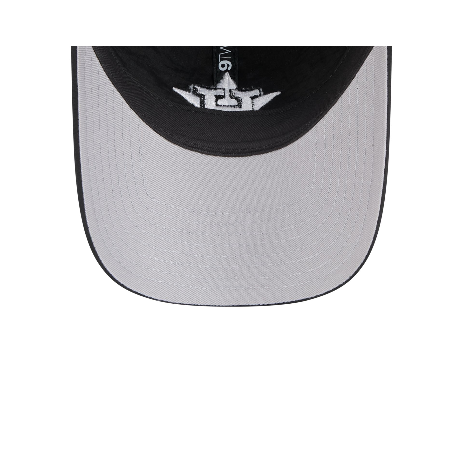 Houston Astros Everyday Nylon Black 9TWENTY Adjustable Hat - Image 7