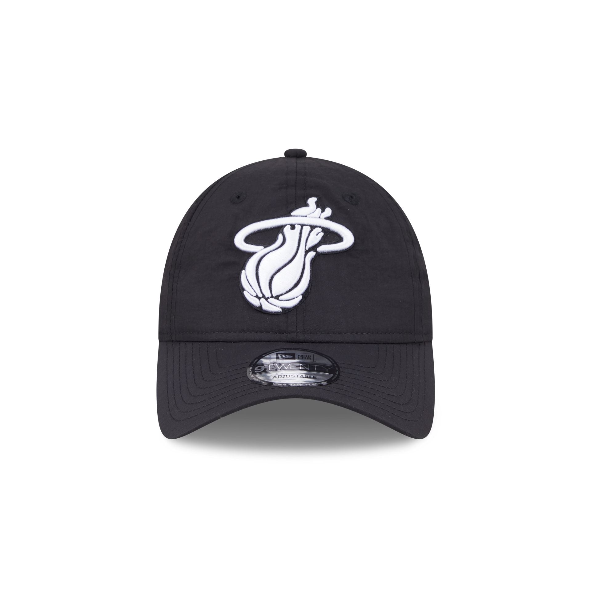 Miami Heat Everyday Nylon Black 9TWENTY Adjustable Hat - Image 2