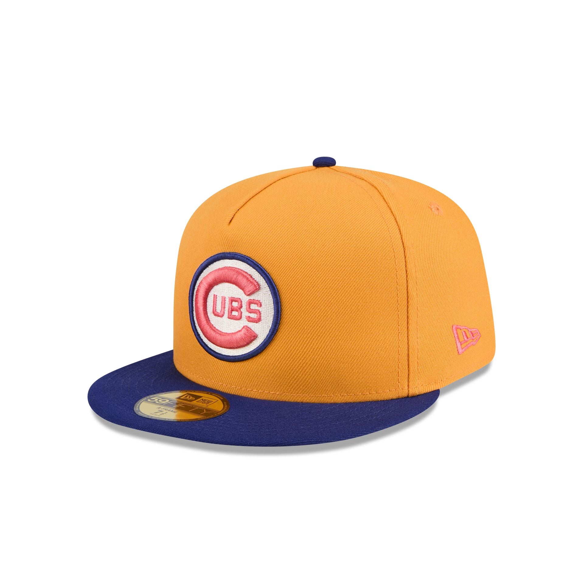 Chicago Cubs Gold 59FIFTY A-Frame Fitted Hat - Image 3