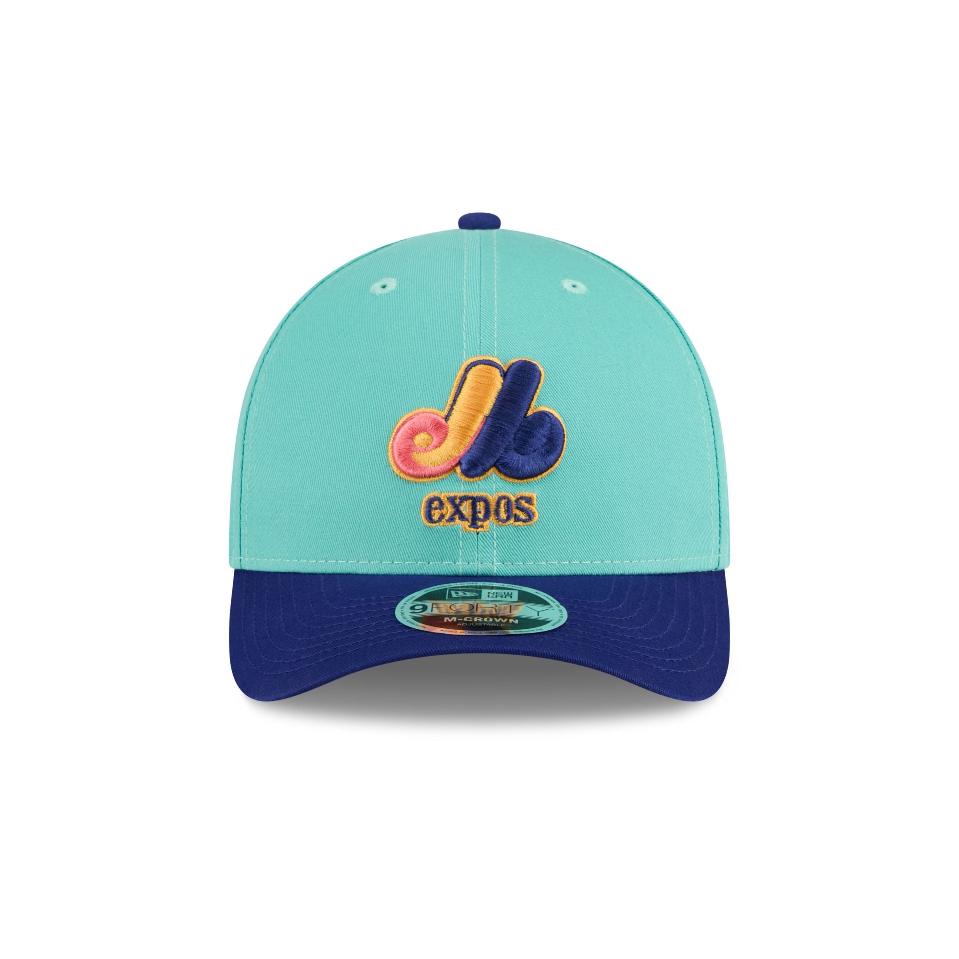 Montreal Expos Clear Mint 9FORTY M-Crown Adjustable Hat - Image 2