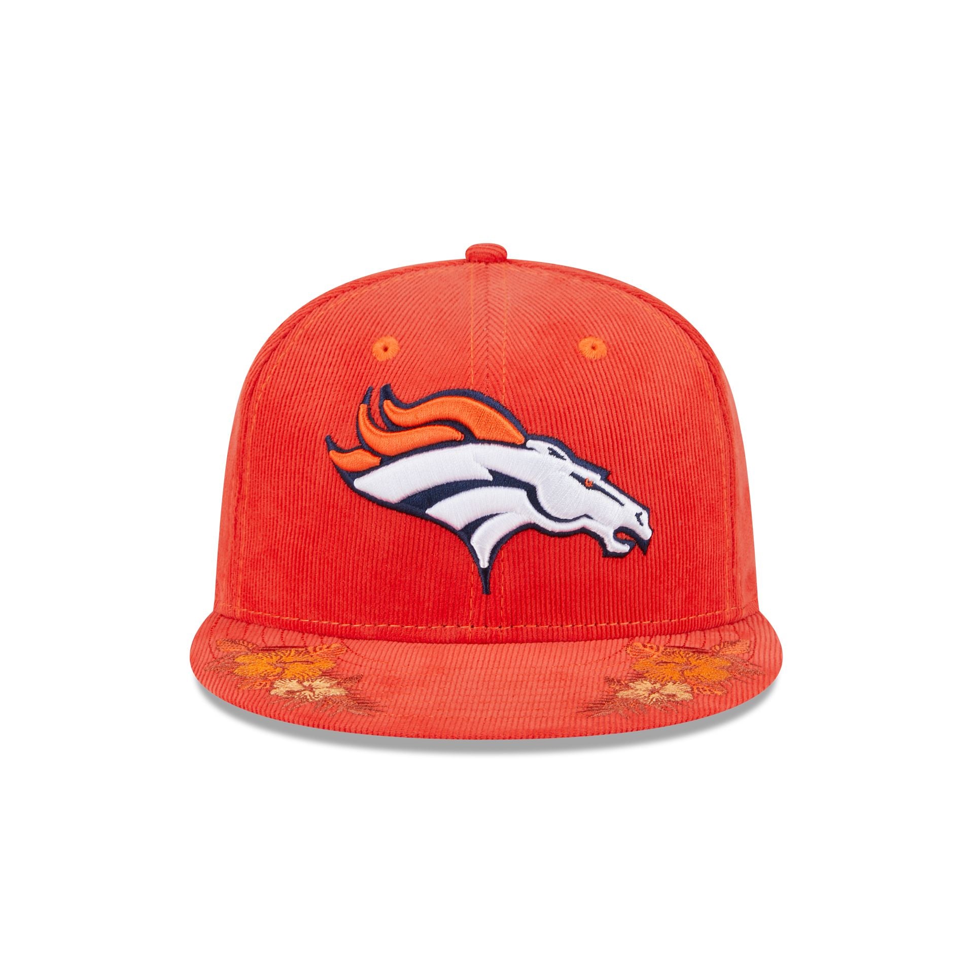 Just Caps Floral Corduroy Denver Broncos 59FIFTY Fitted Hat - Image 2