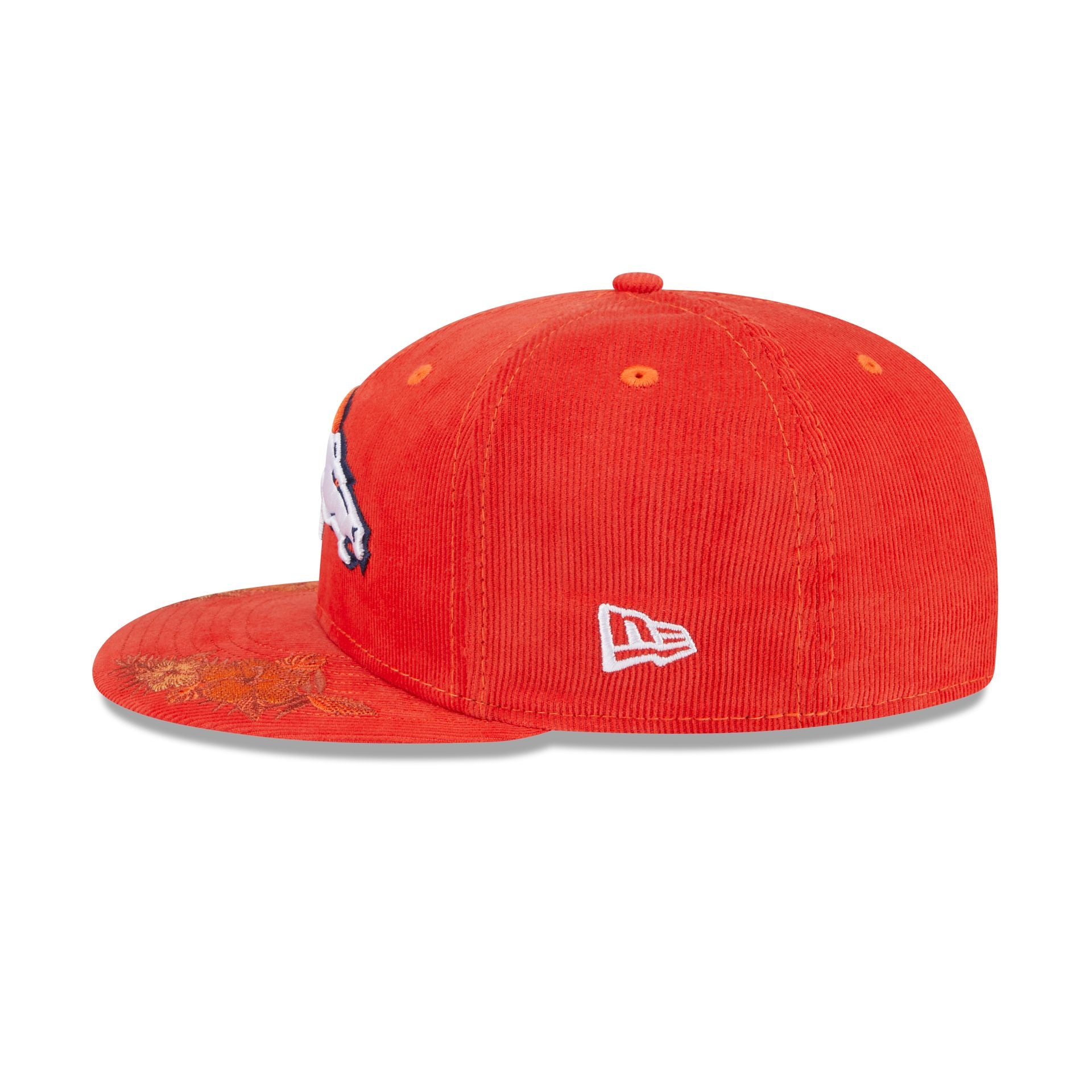 Just Caps Floral Corduroy Denver Broncos 59FIFTY Fitted Hat - Image 4