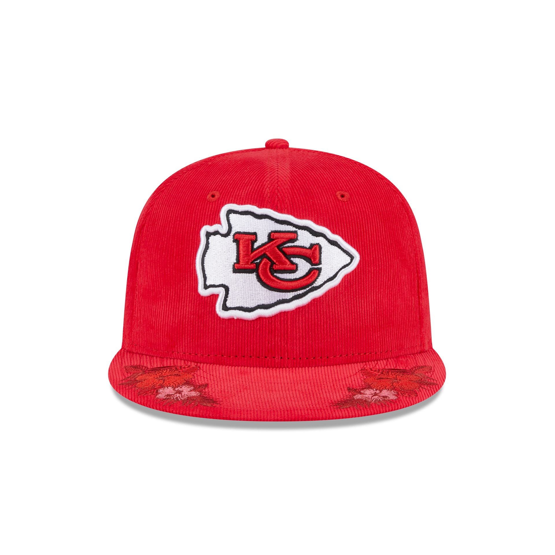 Just Caps Floral Corduroy Kansas City Chiefs 59FIFTY Fitted Hat - Image 2