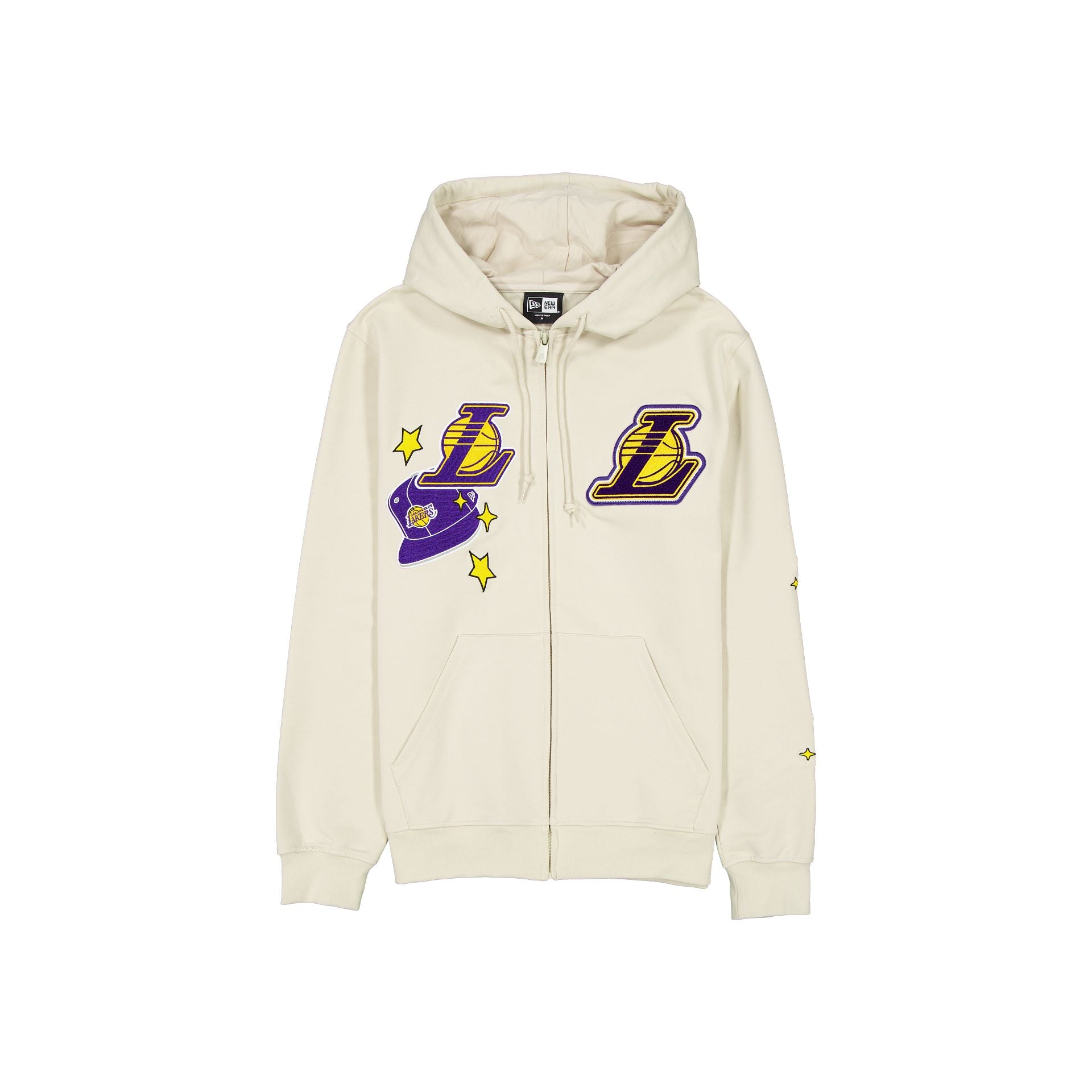 Los Angeles Lakers Stone Logo Select Full-Zip Hoodie