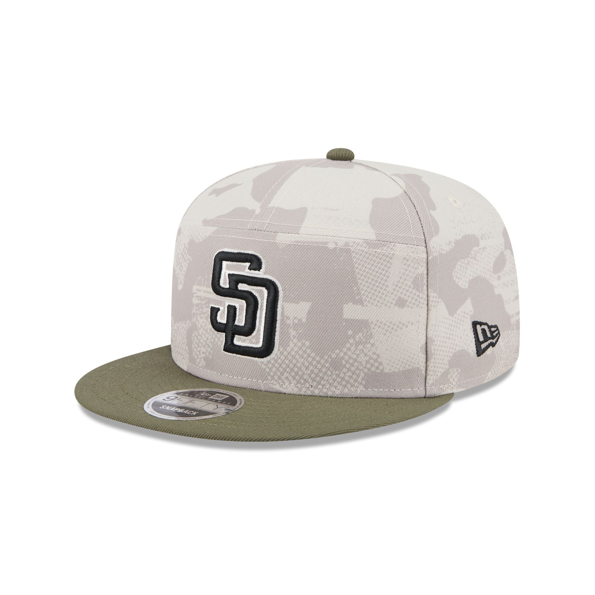 San Diego Padres Armed Forces Day 2025 Split Panel 9FIFTY Snapback Hat - Image 3