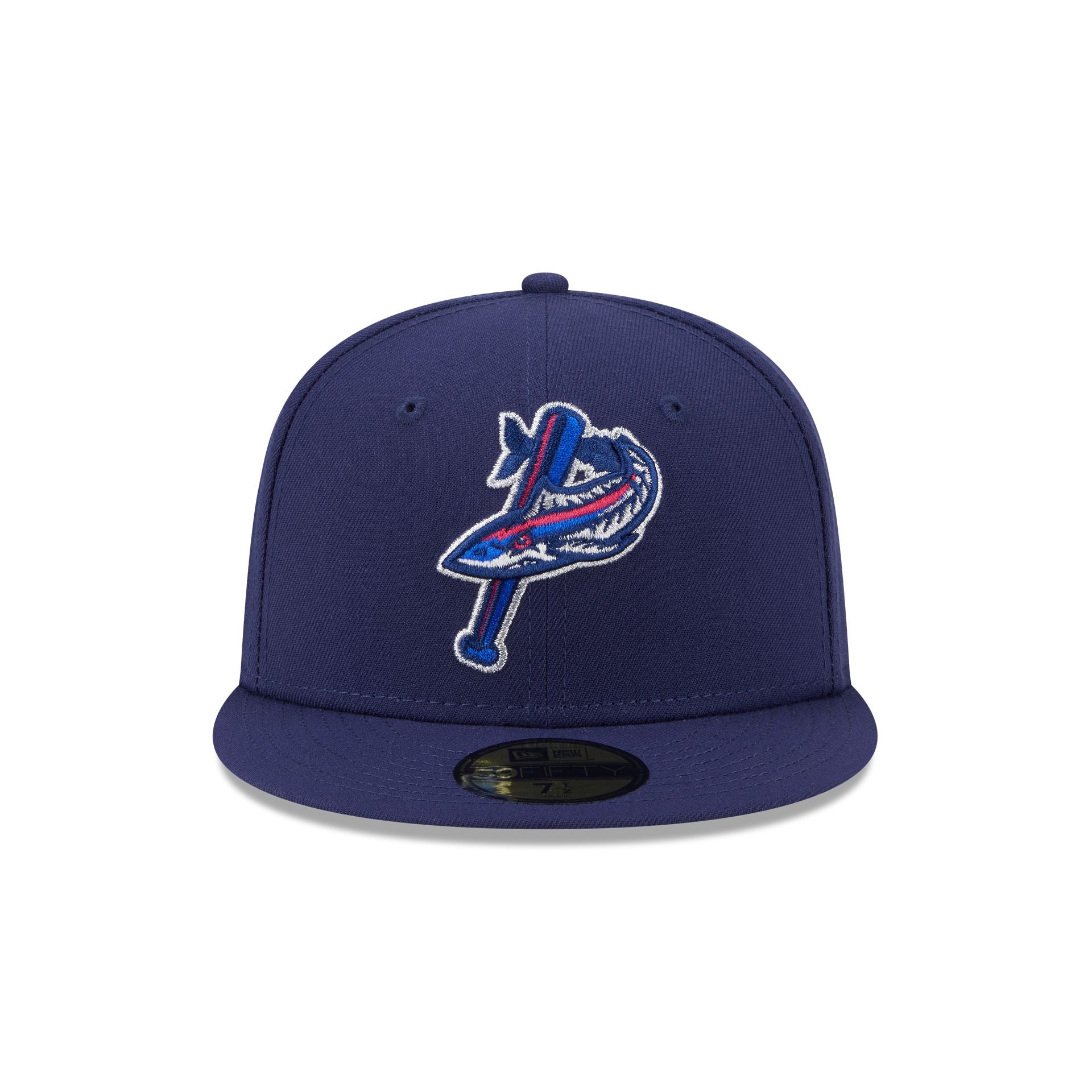 Pensacola Blue Wahoos Authentic Collection 59FIFTY Fitted Hat - Image 2