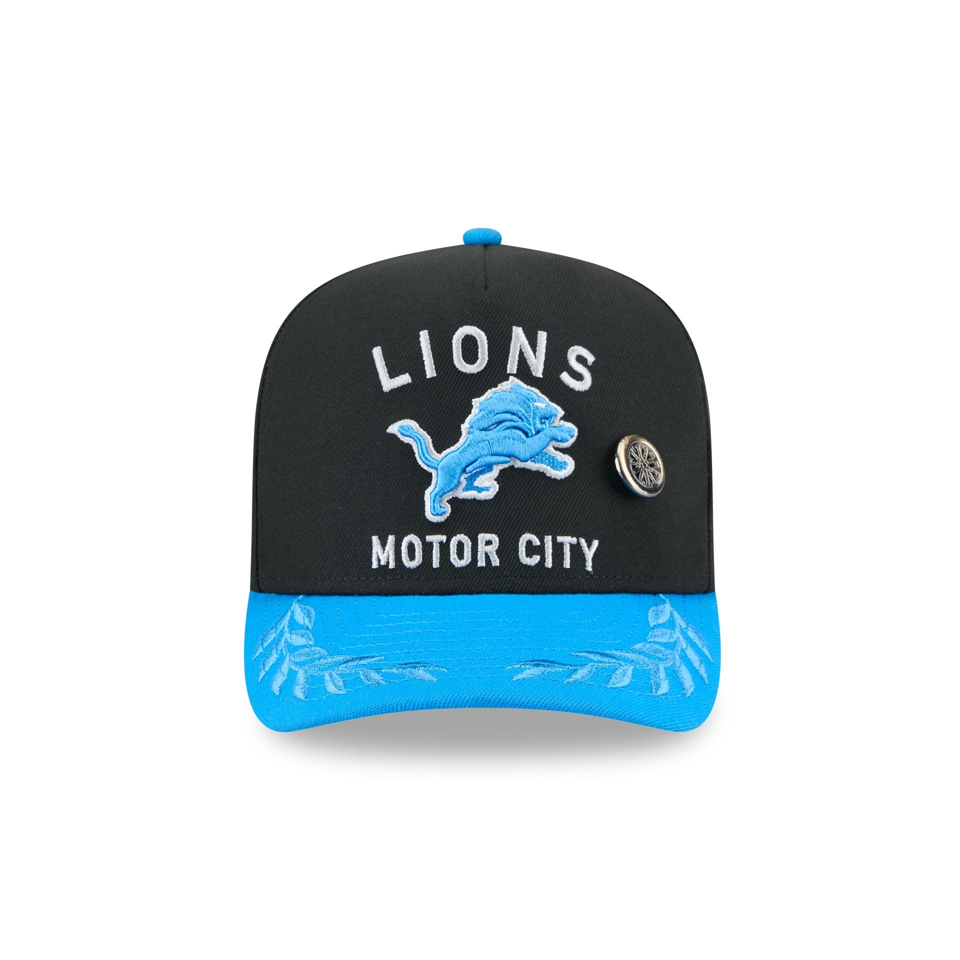 Detroit Lions 2025 Draft Black 59FIFTY A-Frame Fitted Hat - Image 2