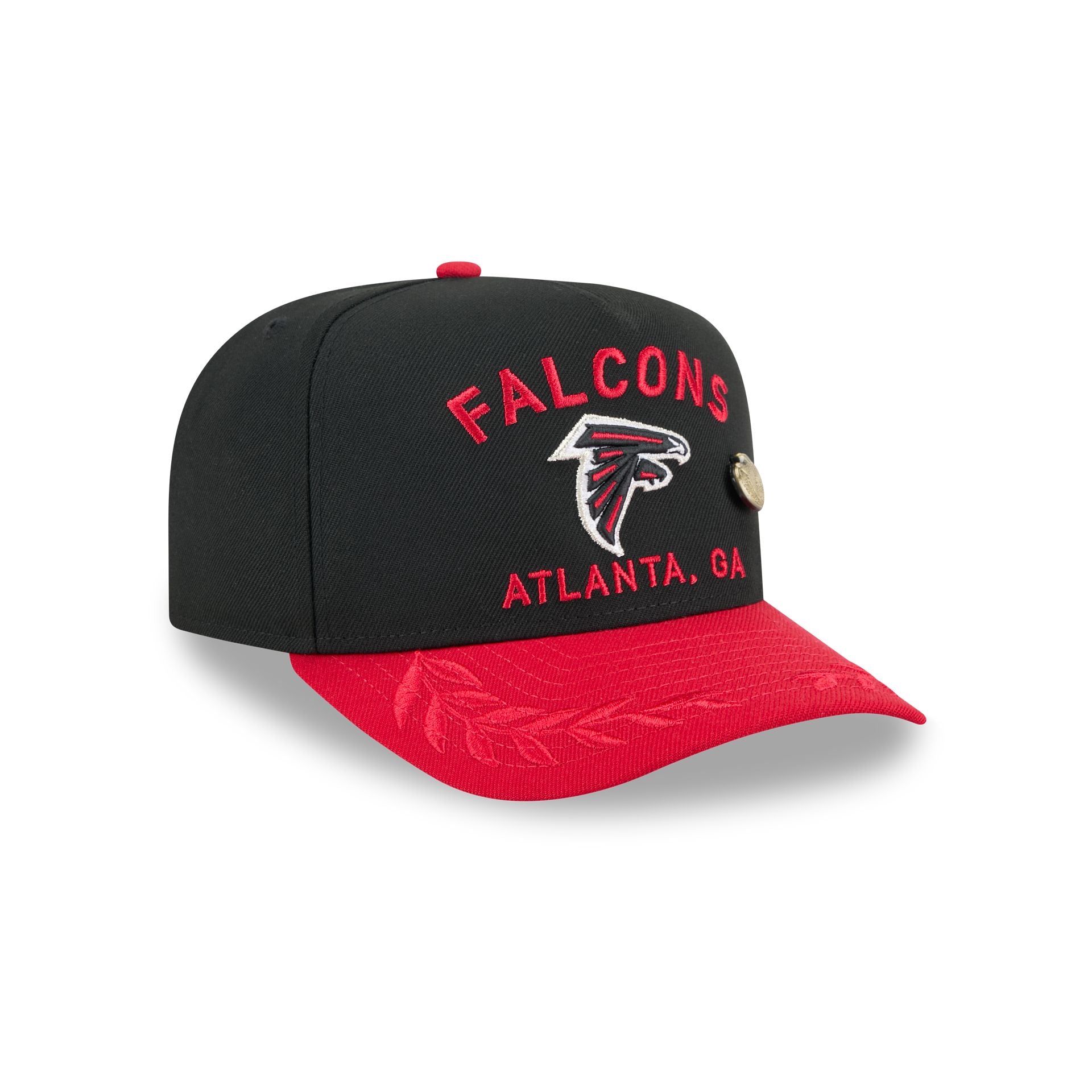 Atlanta Falcons 2025 Draft Black 59FIFTY A-Frame Fitted Hat - Image 3