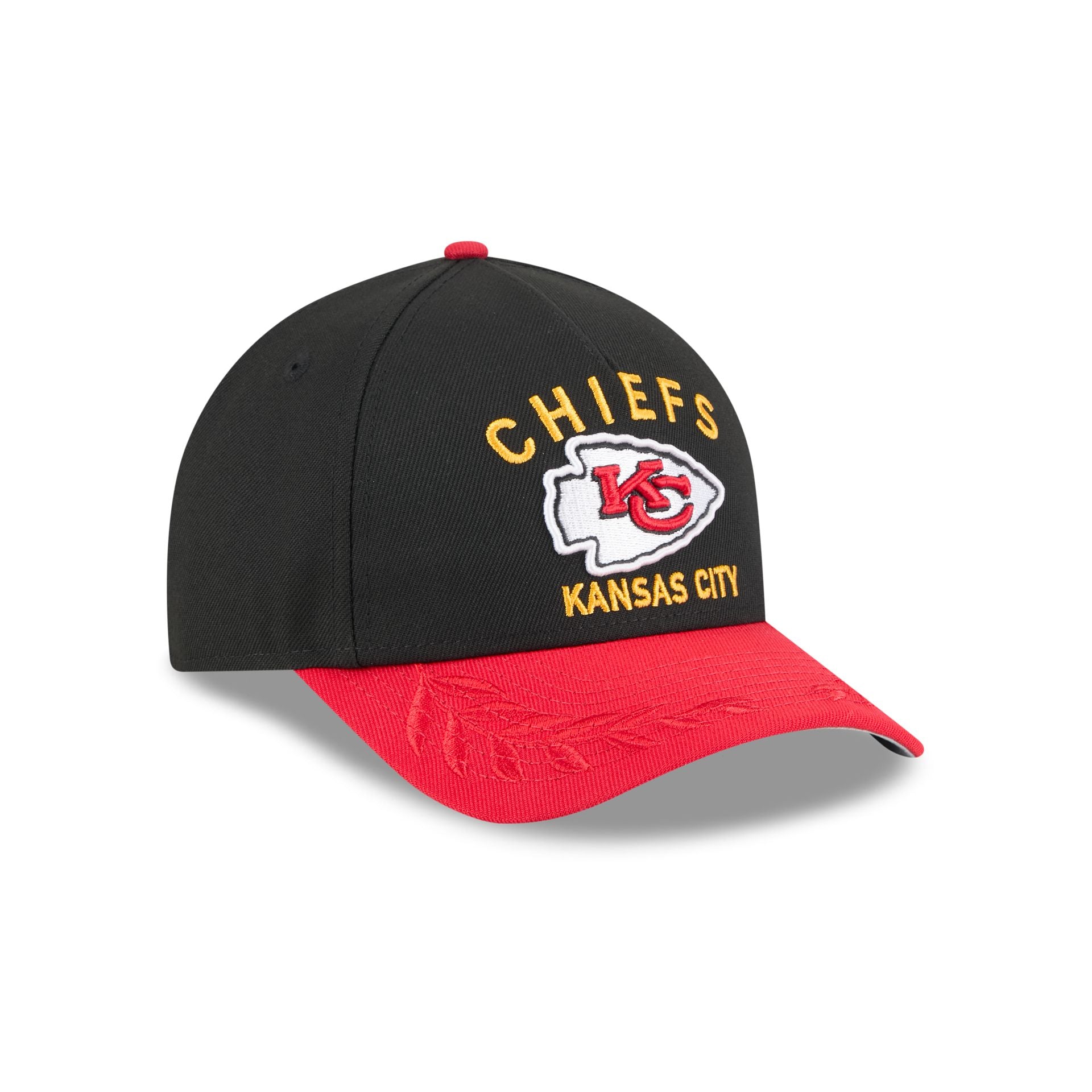 Kansas City Chiefs 2025 Draft 9FORTY M-Crown A-Frame Snapback Hat - Image 3