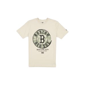 Boston Red Sox Armed Forces Day 2025 Stone T-Shirt