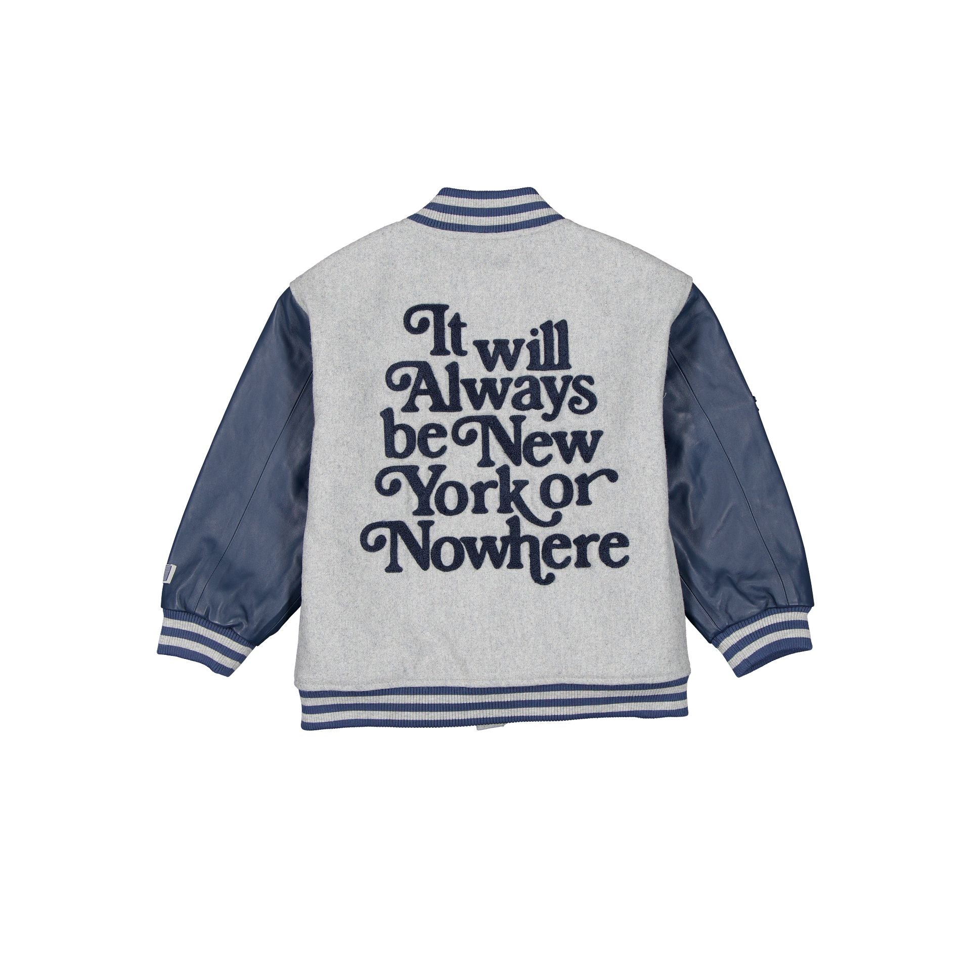 New York or Nowhere x New York Yankees Gray Youth Jacket - Image 2