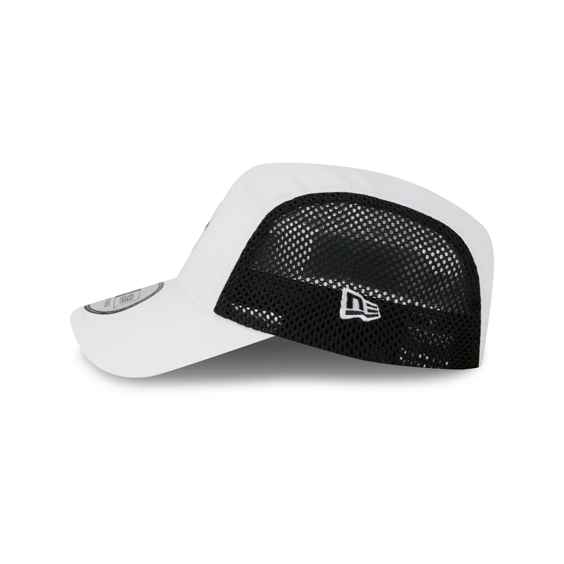 Dallas Cowboys White Poly Runner Adjustable Hat - Image 4