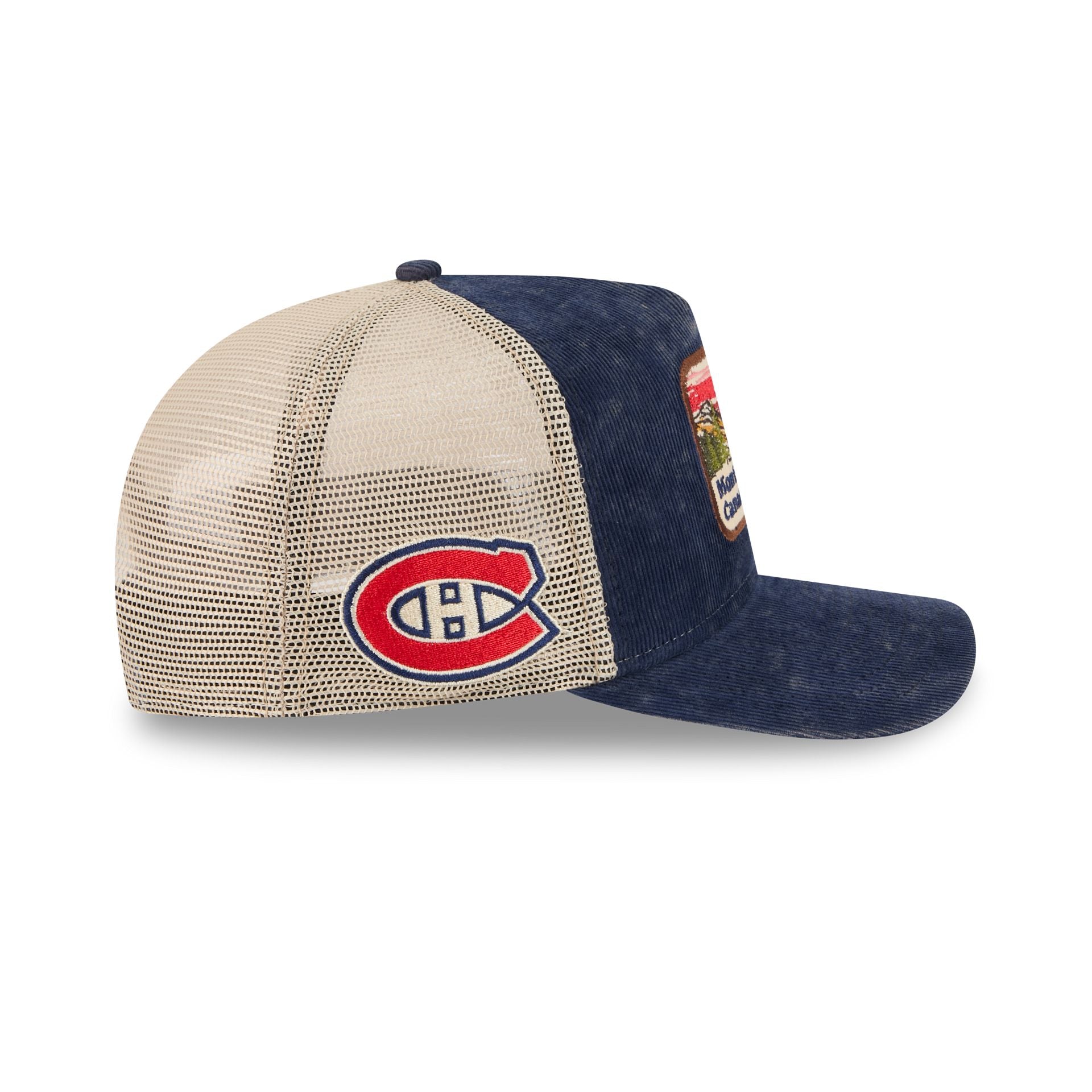 Montreal Canadiens Vintage Landscape 9FIFTY A-Frame Trucker Hat - Image 4