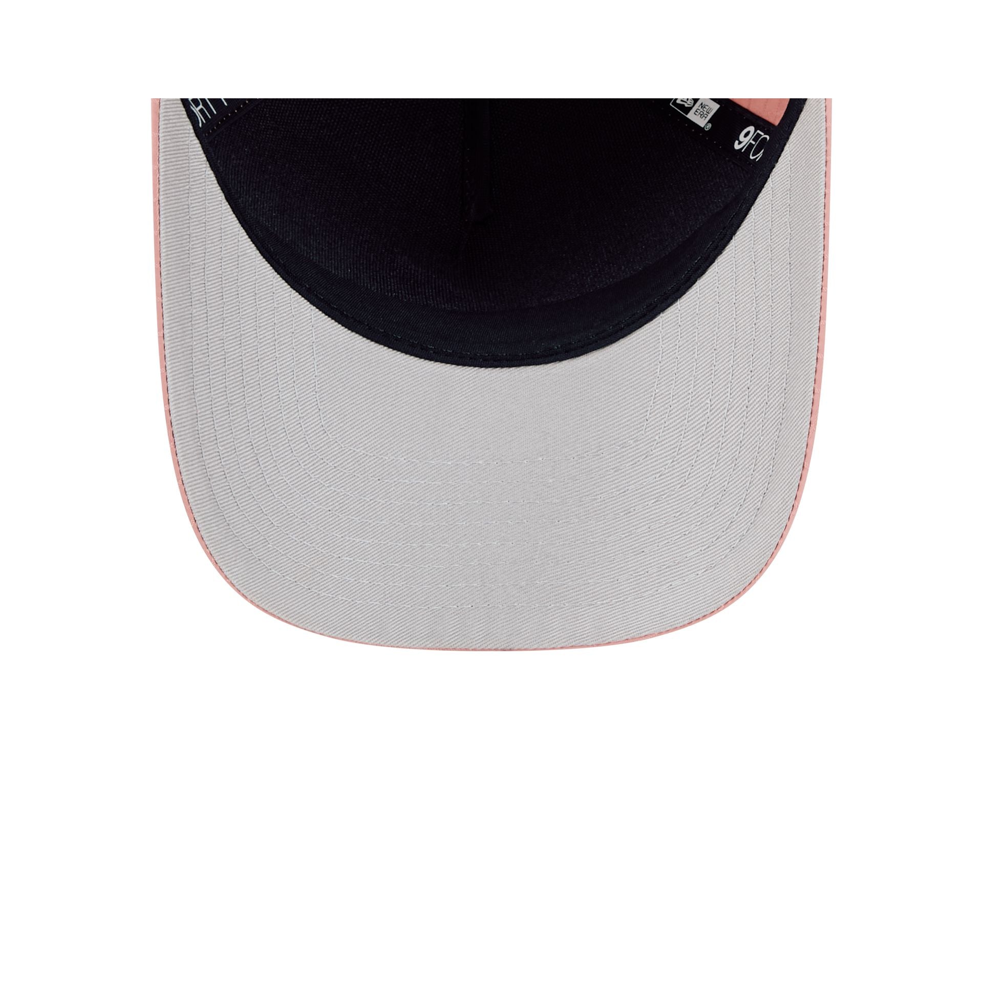 Atlanta Braves Pink Ripstop 9FORTY M-Crown A-Frame Snapback Hat - Image 7