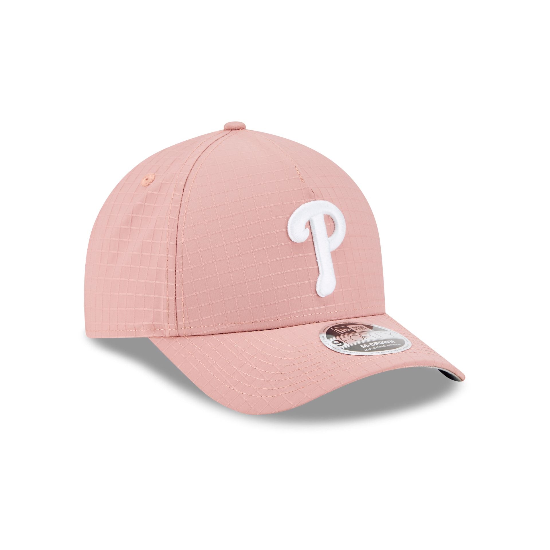 Philadelphia Phillies Pink Ripstop 9FORTY M-Crown A-Frame Snapback Hat - Image 3