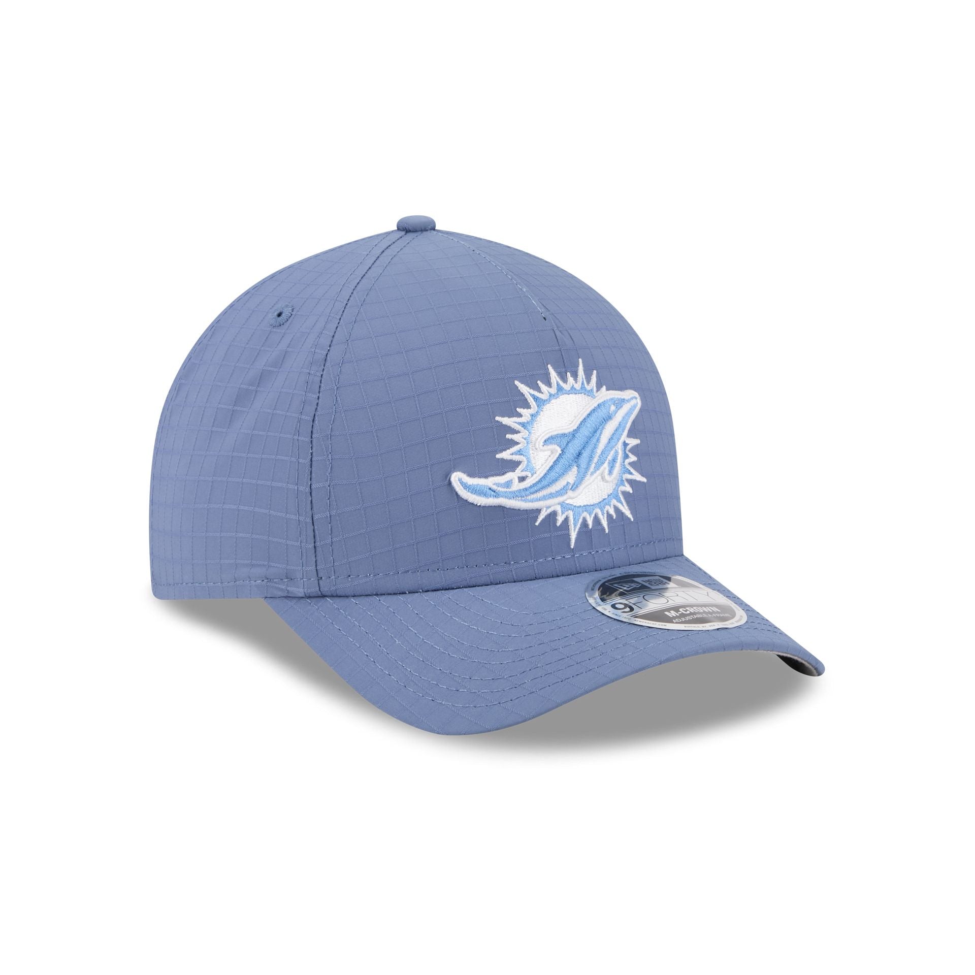 Miami Dolphins Blue Ripstop 9FORTY M-Crown A-Frame Snapback Hat - Image 3