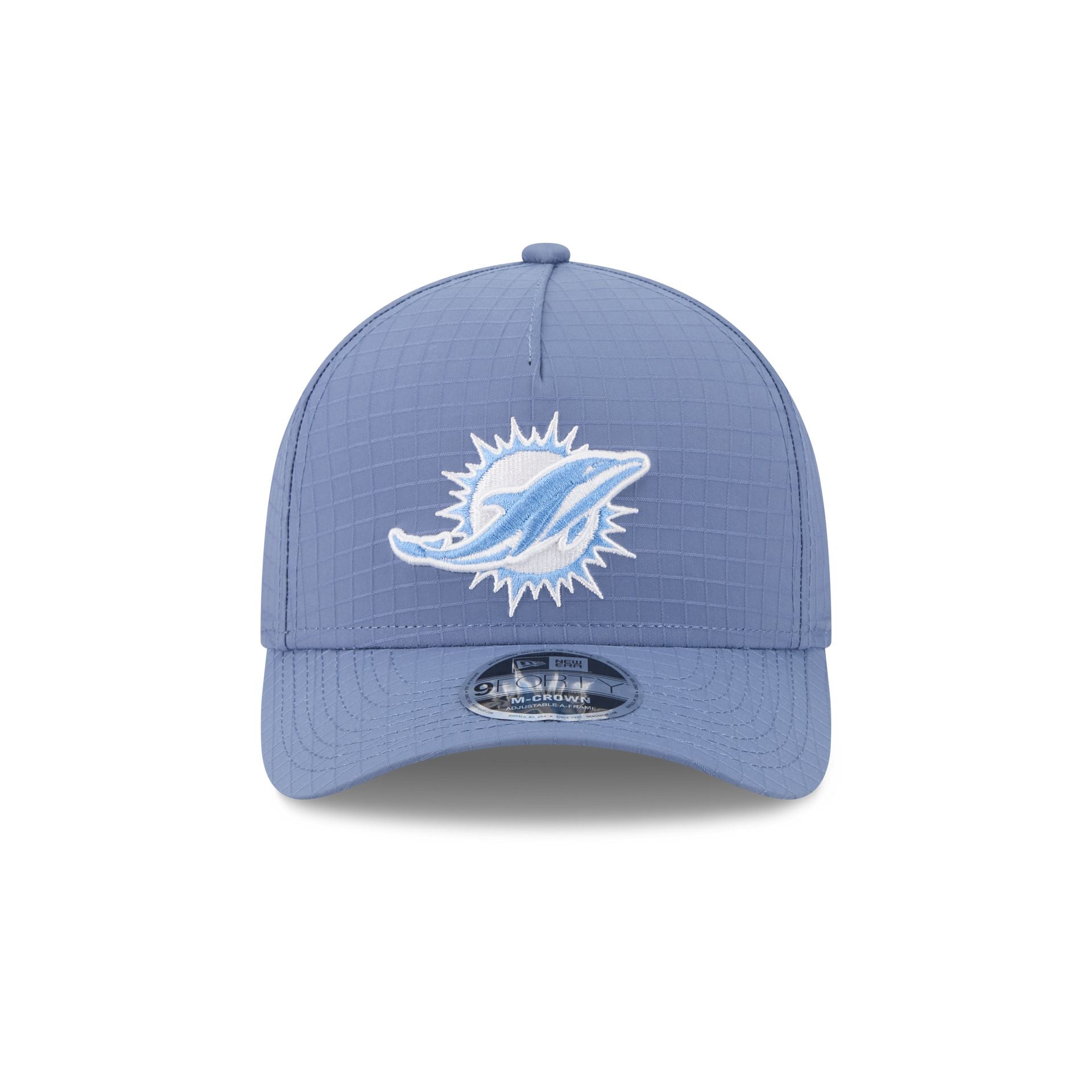 Miami Dolphins Blue Ripstop 9FORTY M-Crown A-Frame Snapback Hat - Image 2