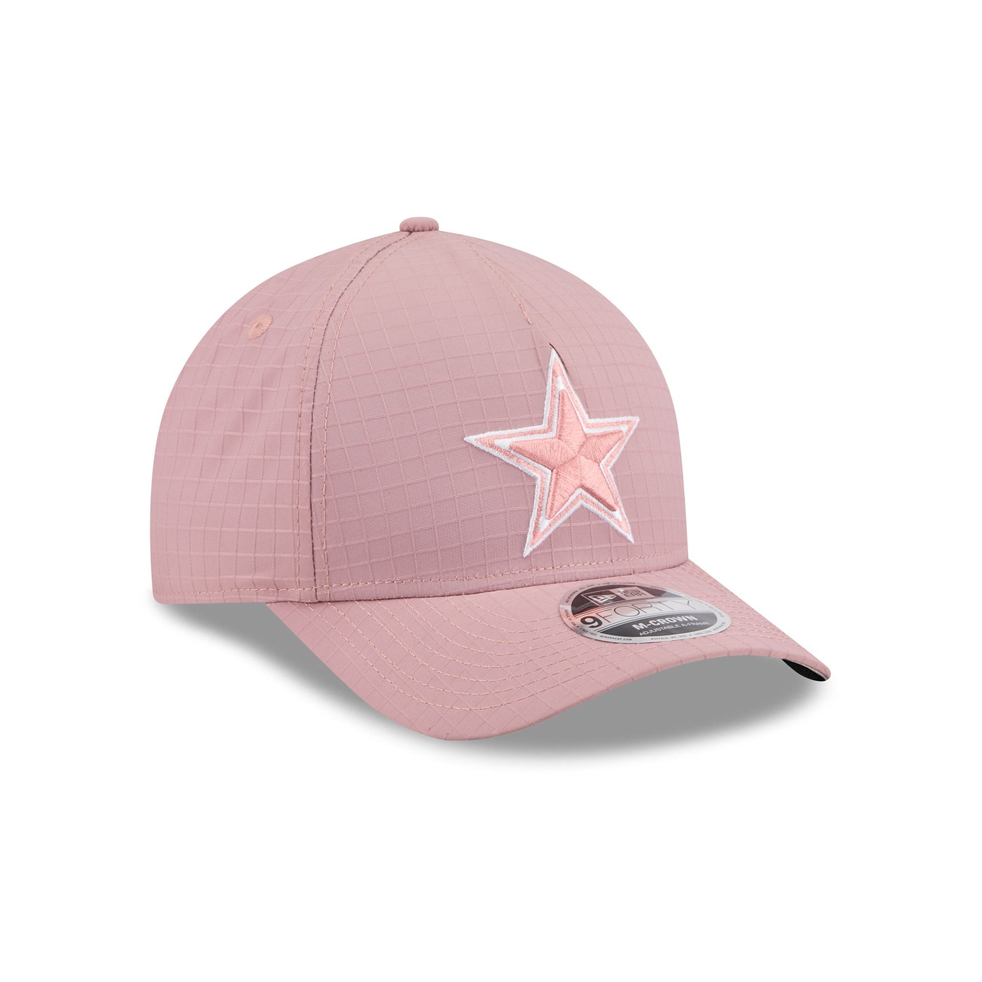 Dallas Cowboys Pink Ripstop 9FORTY M-Crown A-Frame Snapback Hat - Image 3