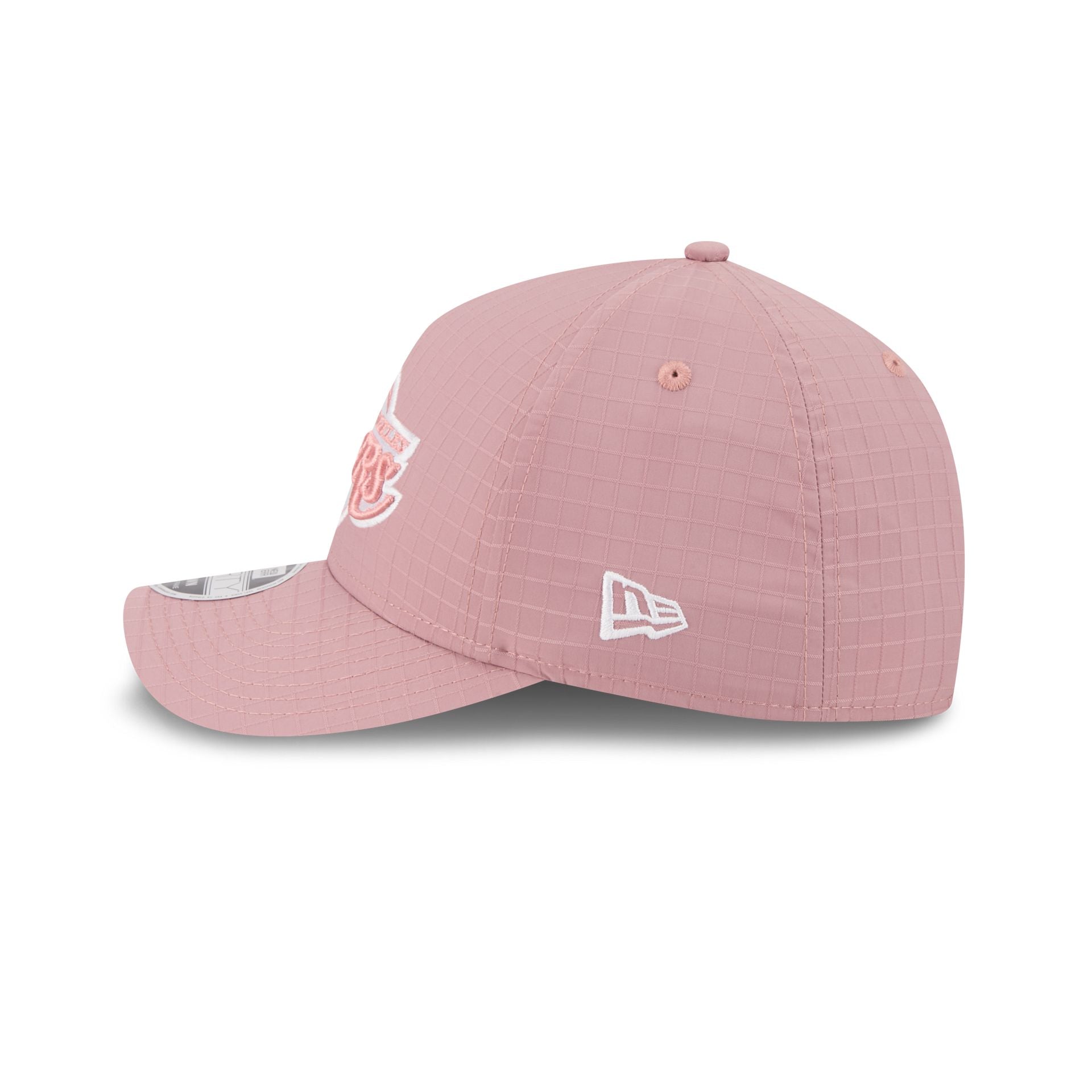 Los Angeles Lakers Pink Ripstop 9FORTY M-Crown A-Frame Snapback Hat - Image 4