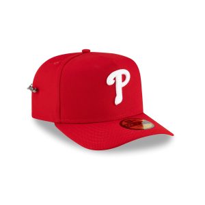 Philadelphia Phillies Script Safety Pin 59FIFTY A-Frame Fitted Hat