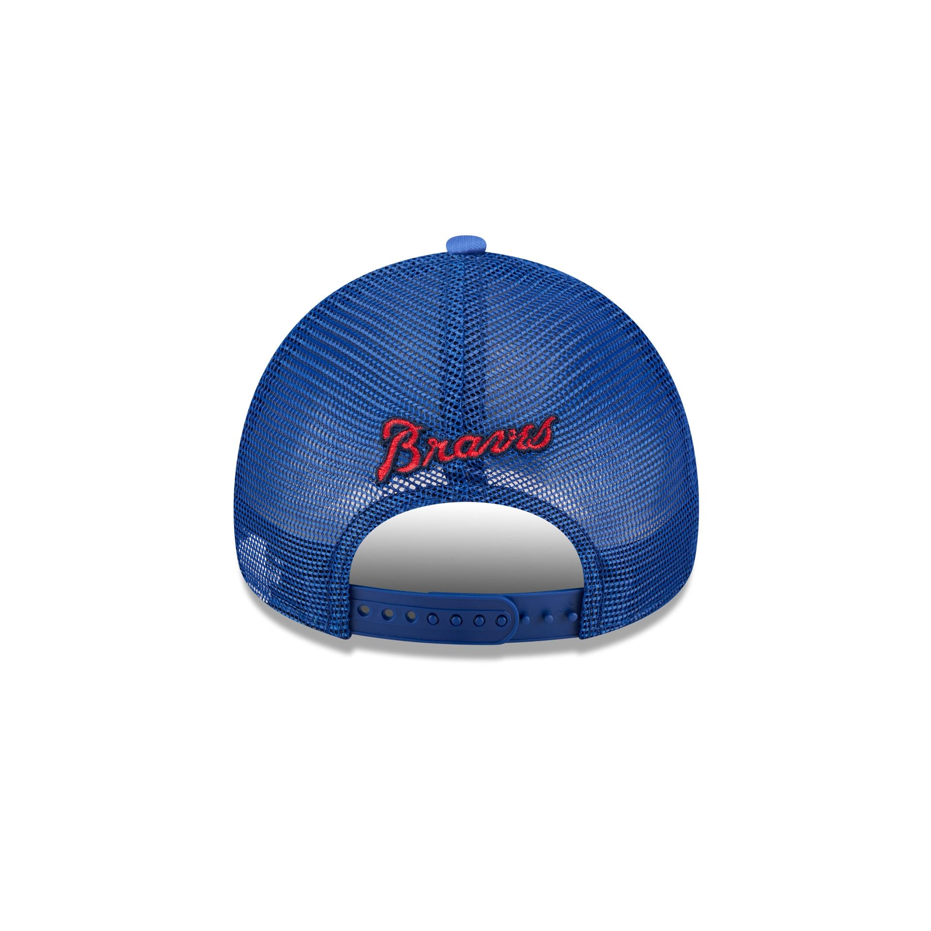 Atlanta Braves State Flower 9FORTY A-Frame Trucker Hat - Image 6