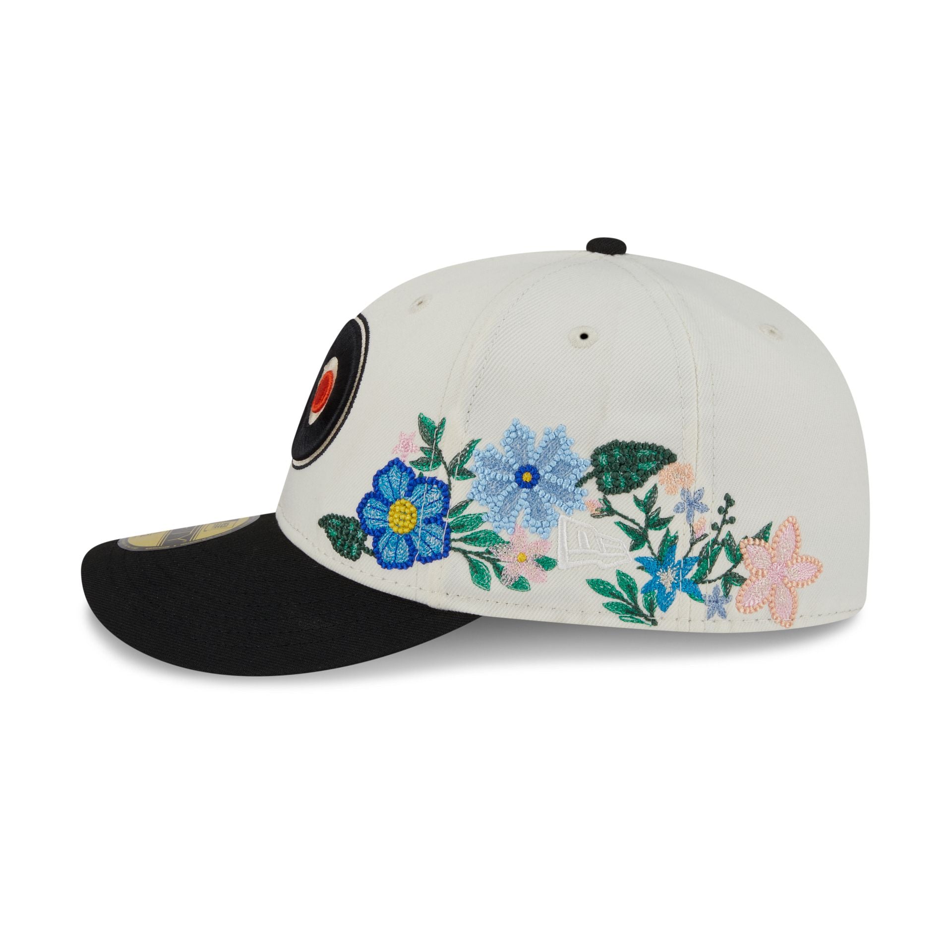 Philadelphia Flyers Tonal Florals White 59FIFTY Fitted Hat - Image 4