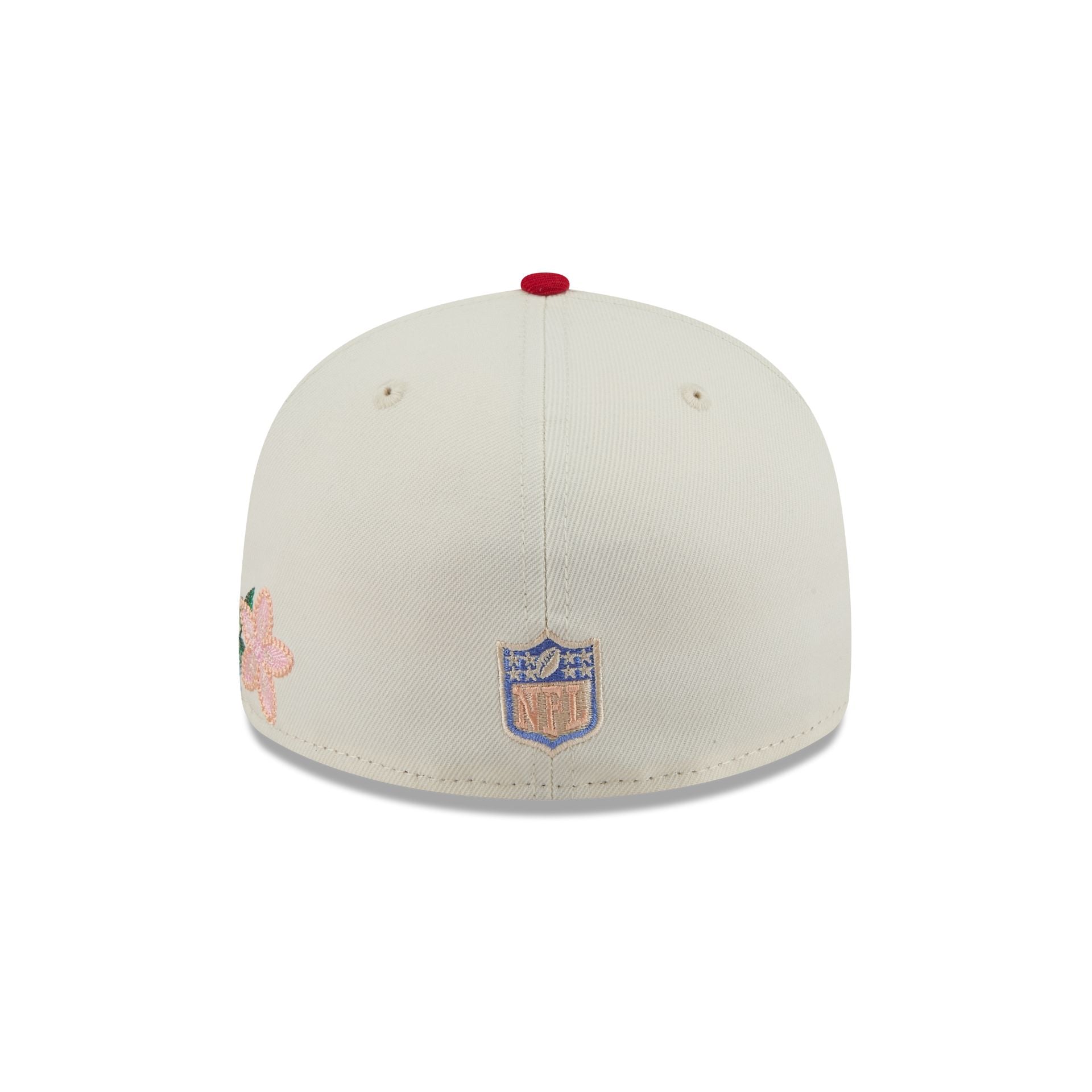 San Francisco 49ers Tonal Florals White 59FIFTY Fitted Hat - Image 6